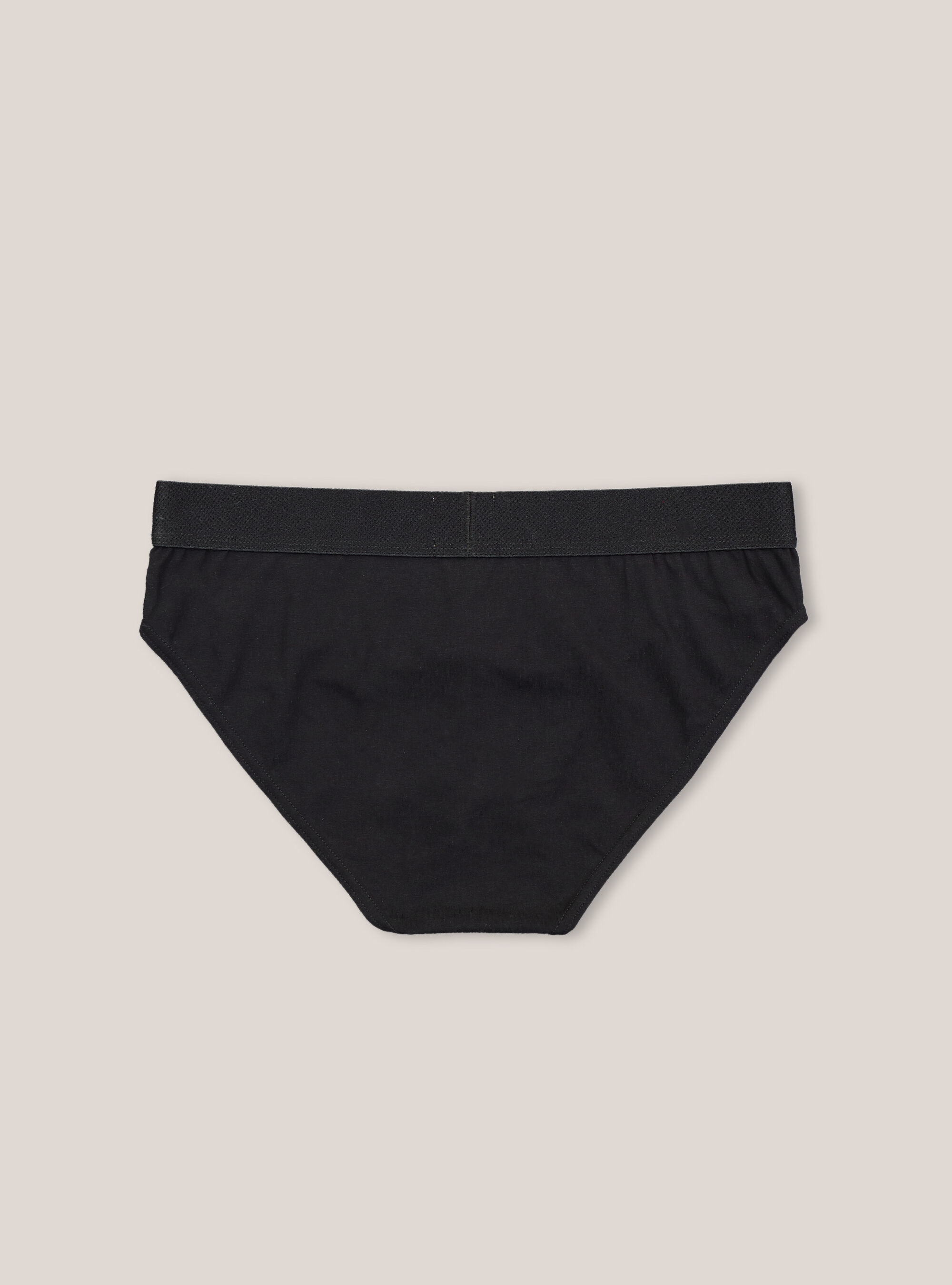 Basic-Slip mit Logo, C101 BLACK