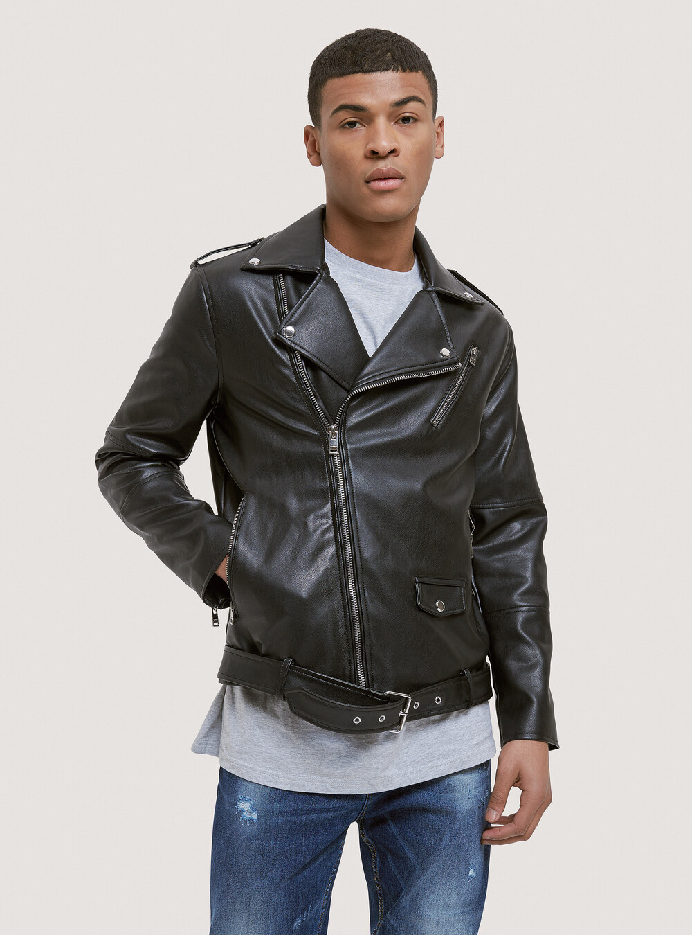Leather Jacket Giubbotto Pelle Invernale Uomo Giubbotto Pelle Uomo
