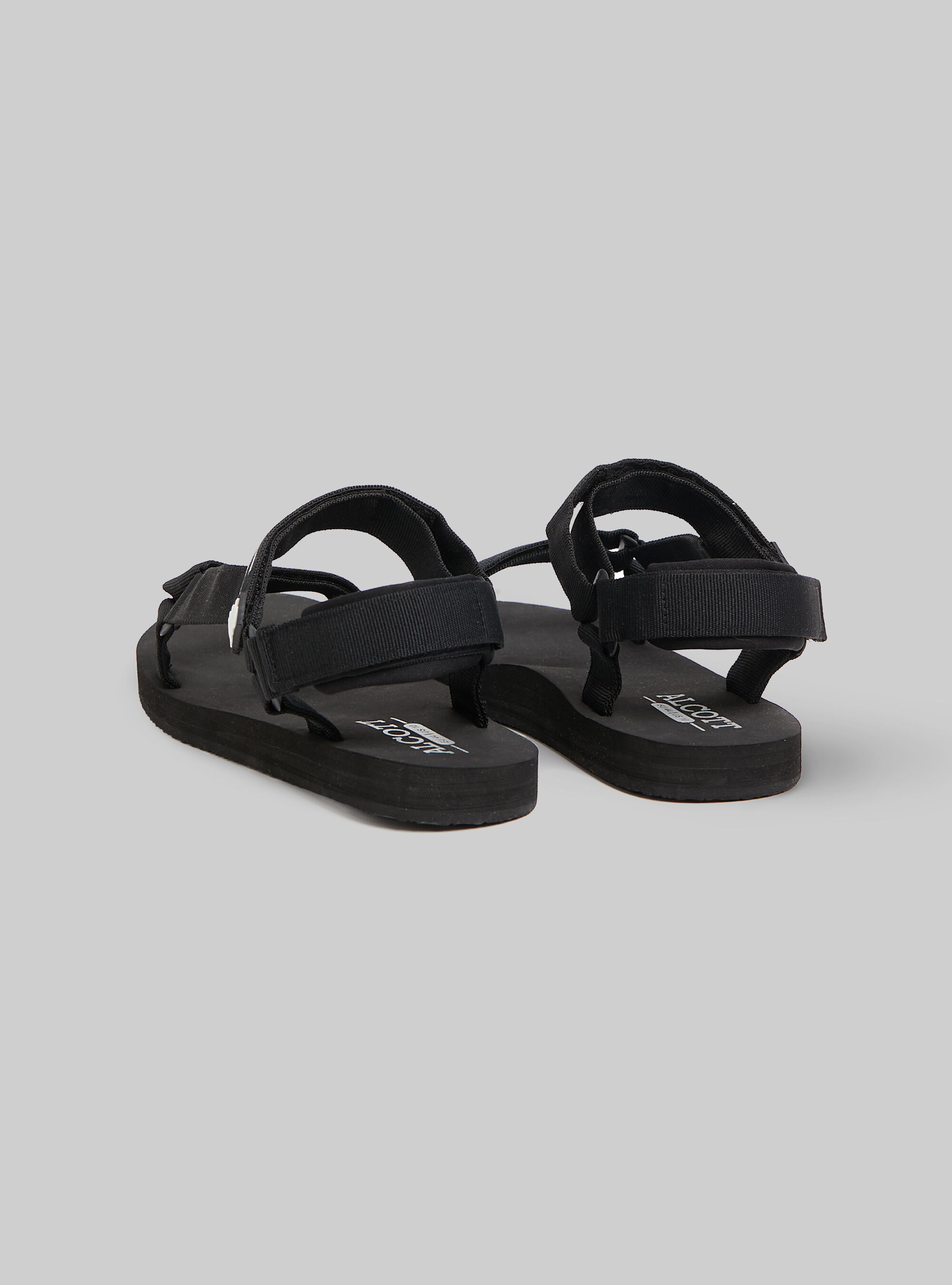 Sandali con chiusura a strappo top