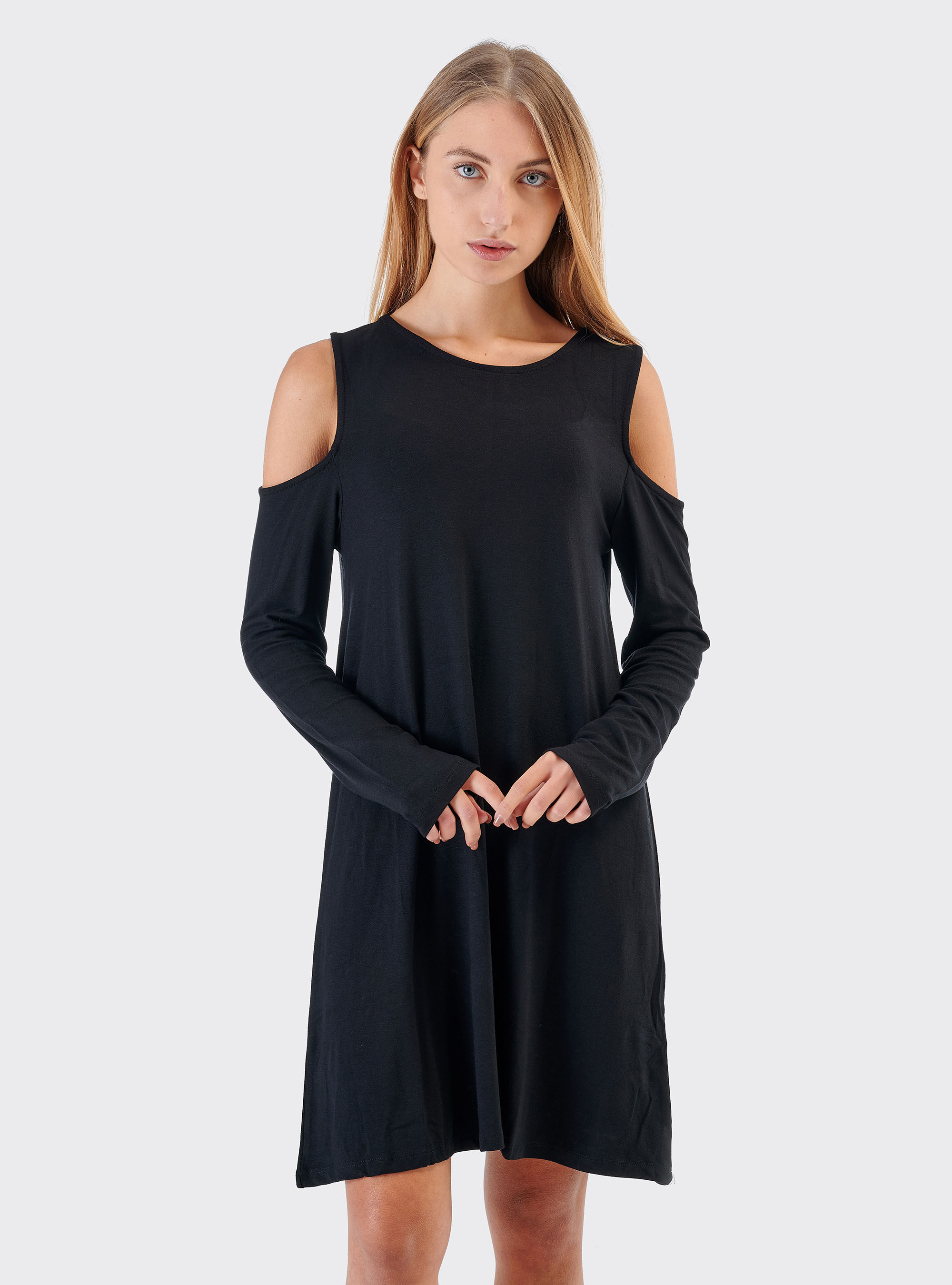 Vestito corto spalle scoperte