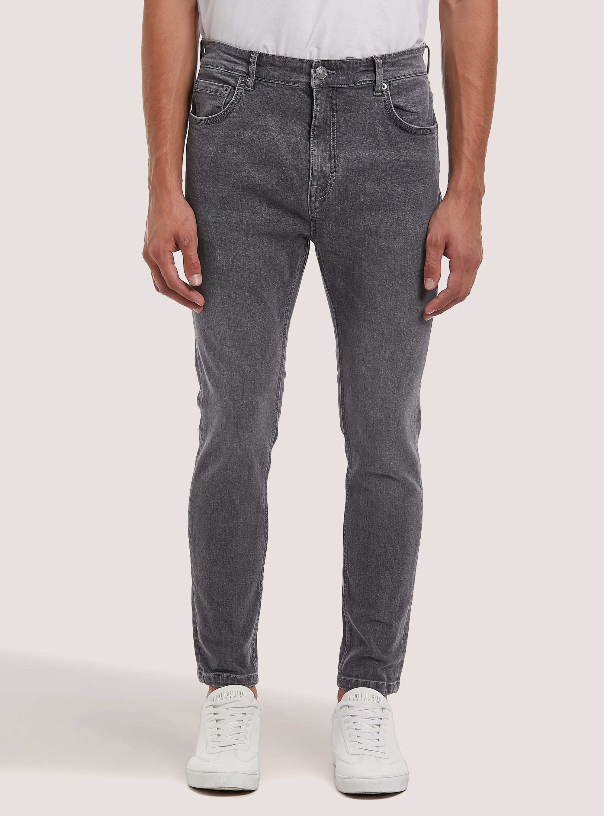 Stretch denim carrot fit jeans Alcott Men s Trousers