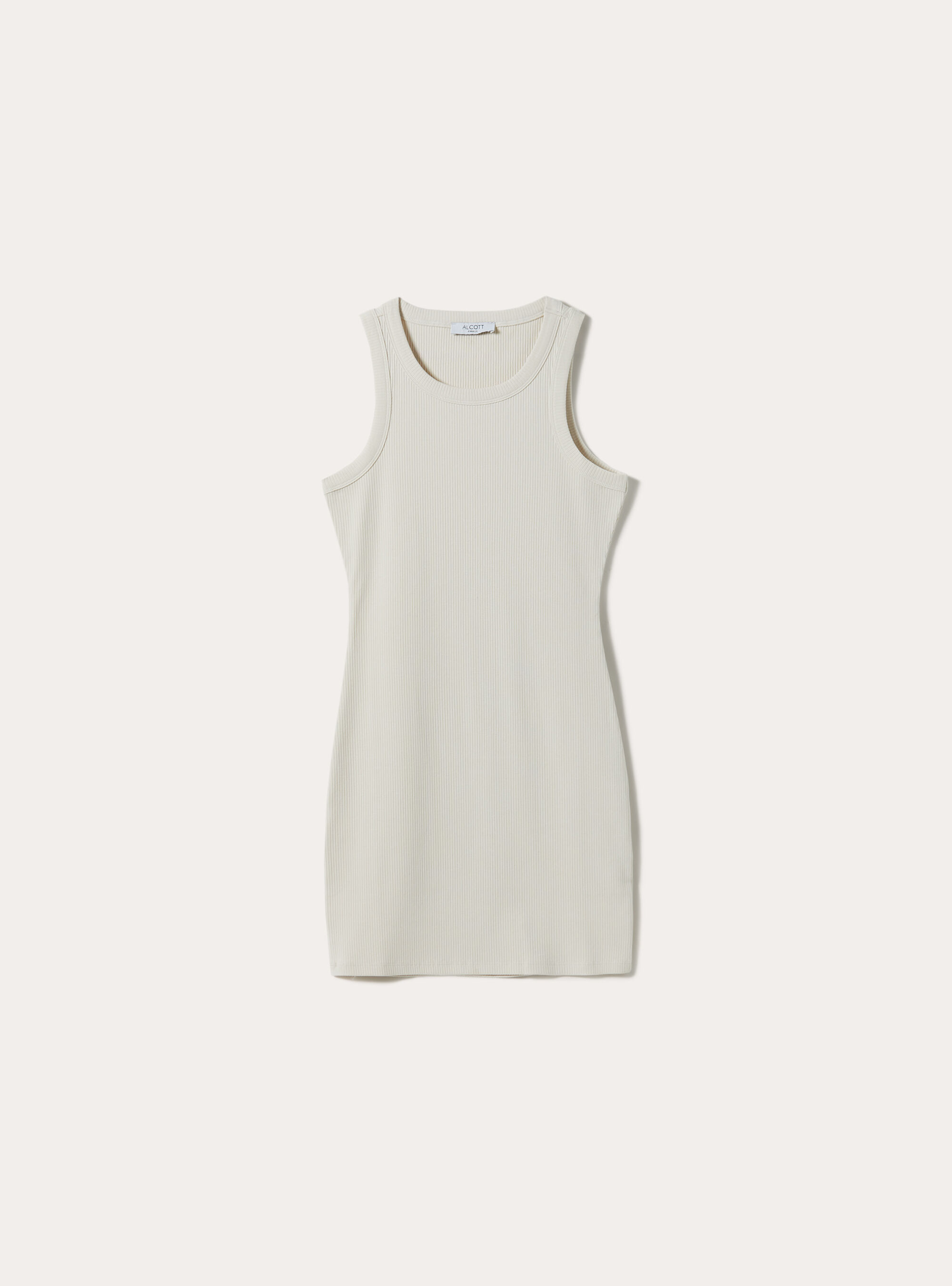 Vestito basic a costine