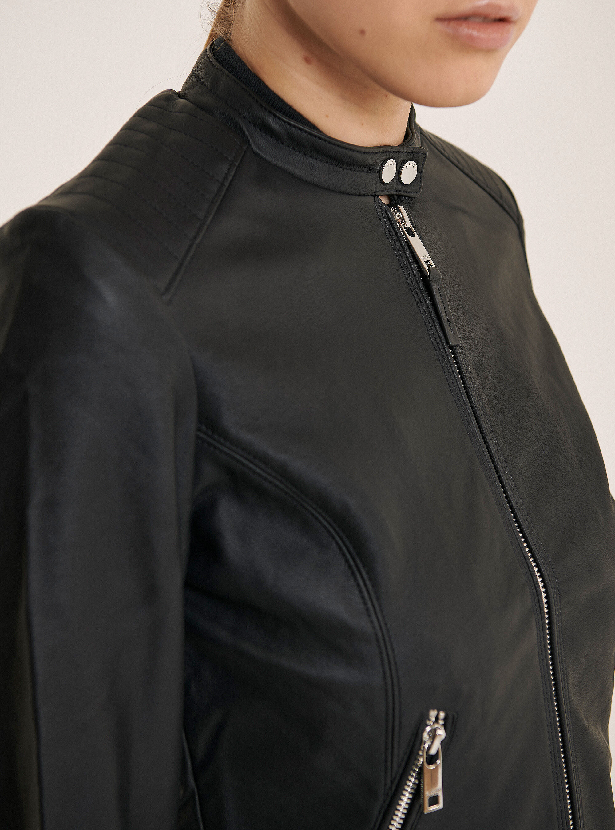 reiss aries leather jacket
