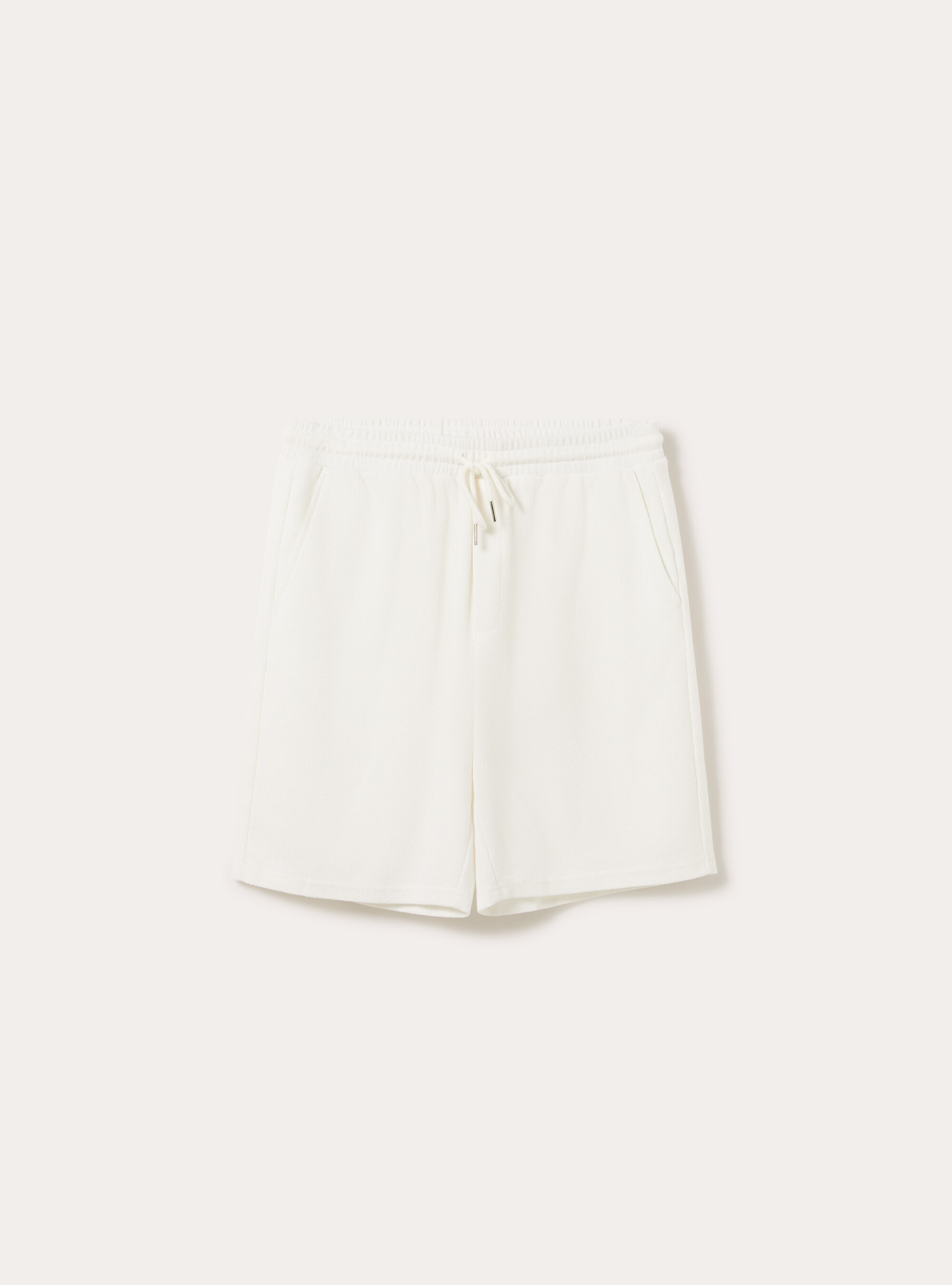 Bermuda in jersey reguar fit, WH1 OFF WHITE