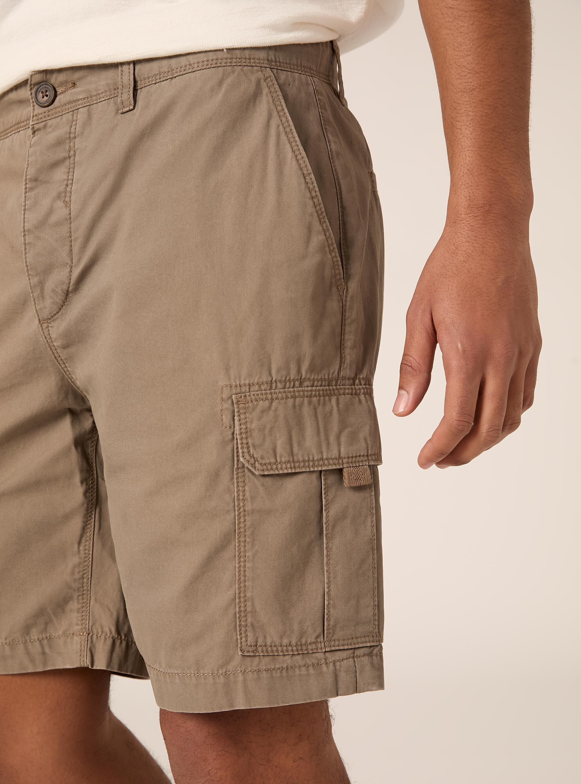Cotton cargo bermuda shorts, BR2 BROWN MEDIUM