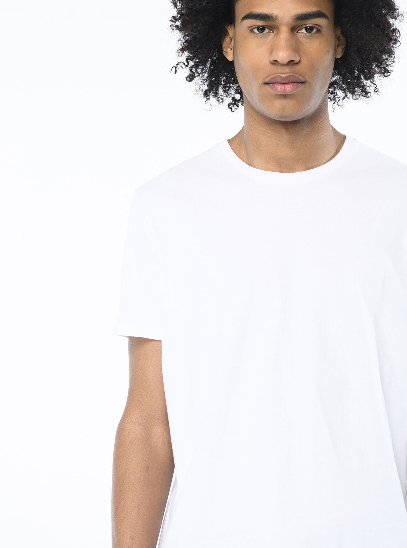 T-shirt tinta unita, BIANCO