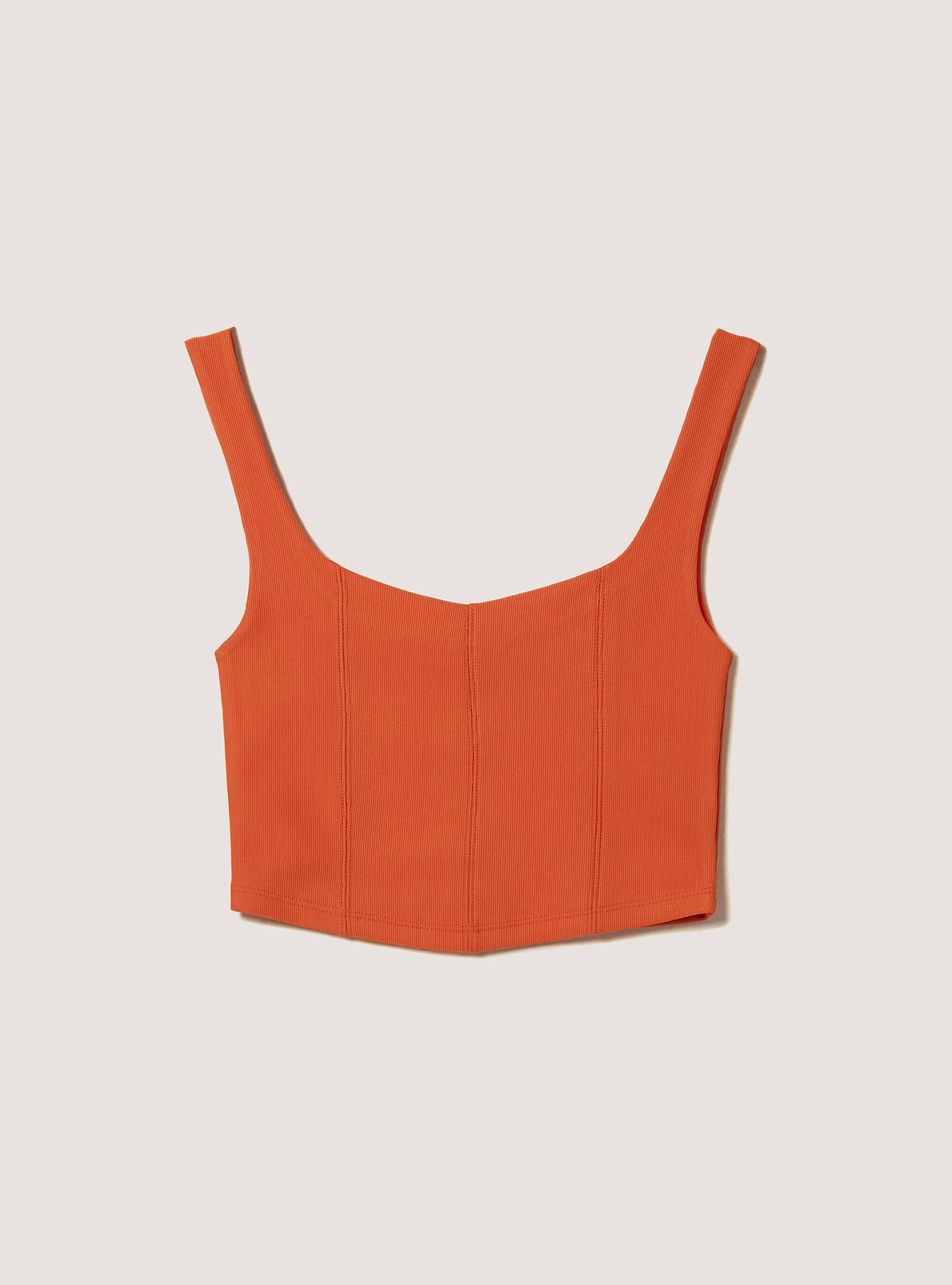 Top cropped bustier, OR1 ORANGE DARK