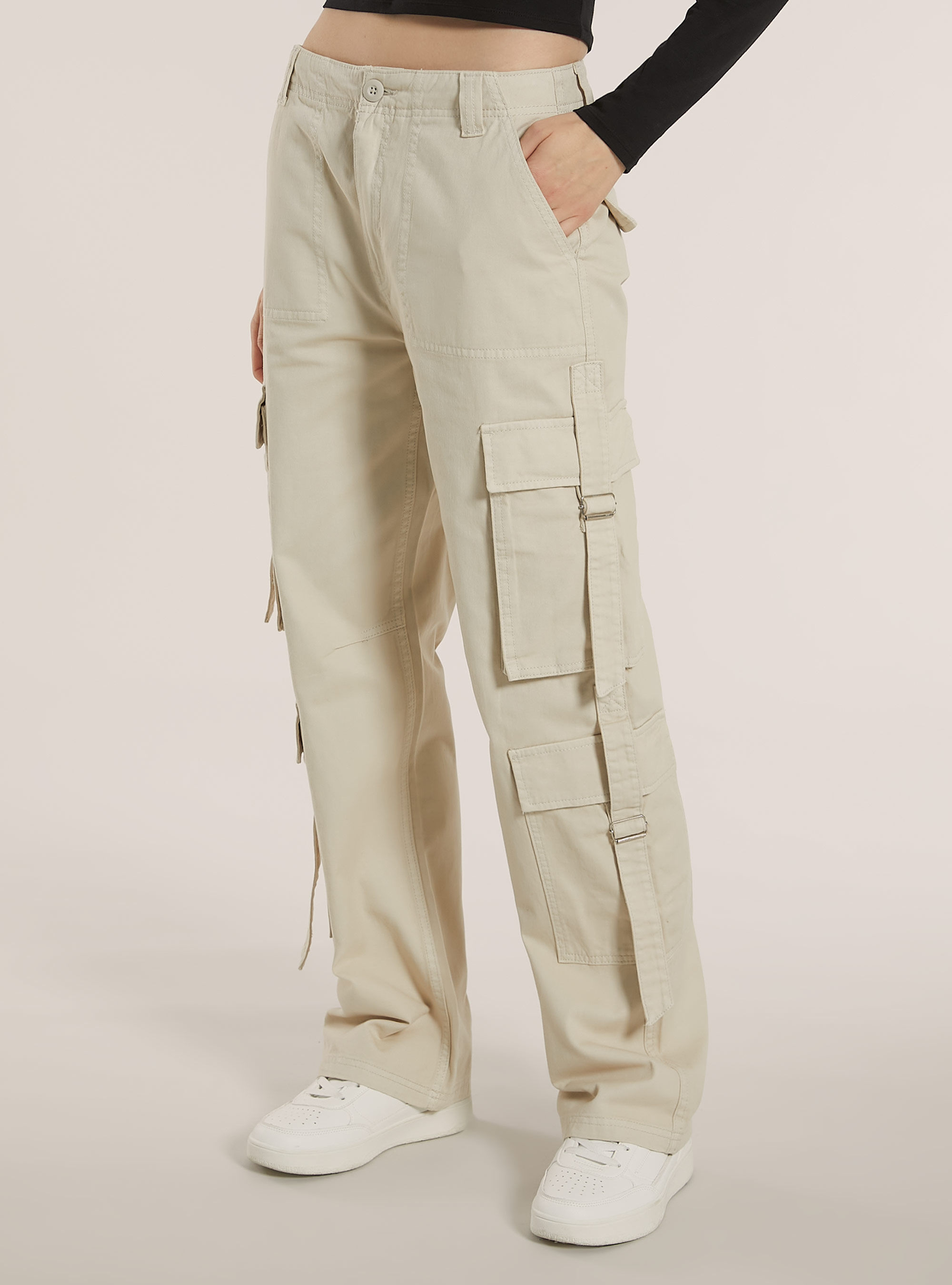 Pantal&oacute;n cargo Twill multi, BG3 BEIGE LIGHT