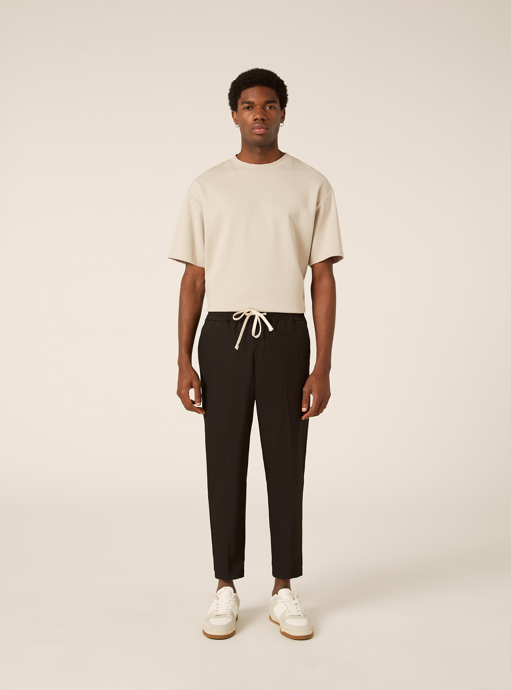 Tailored Jogger Trousers, BK1 BLACK