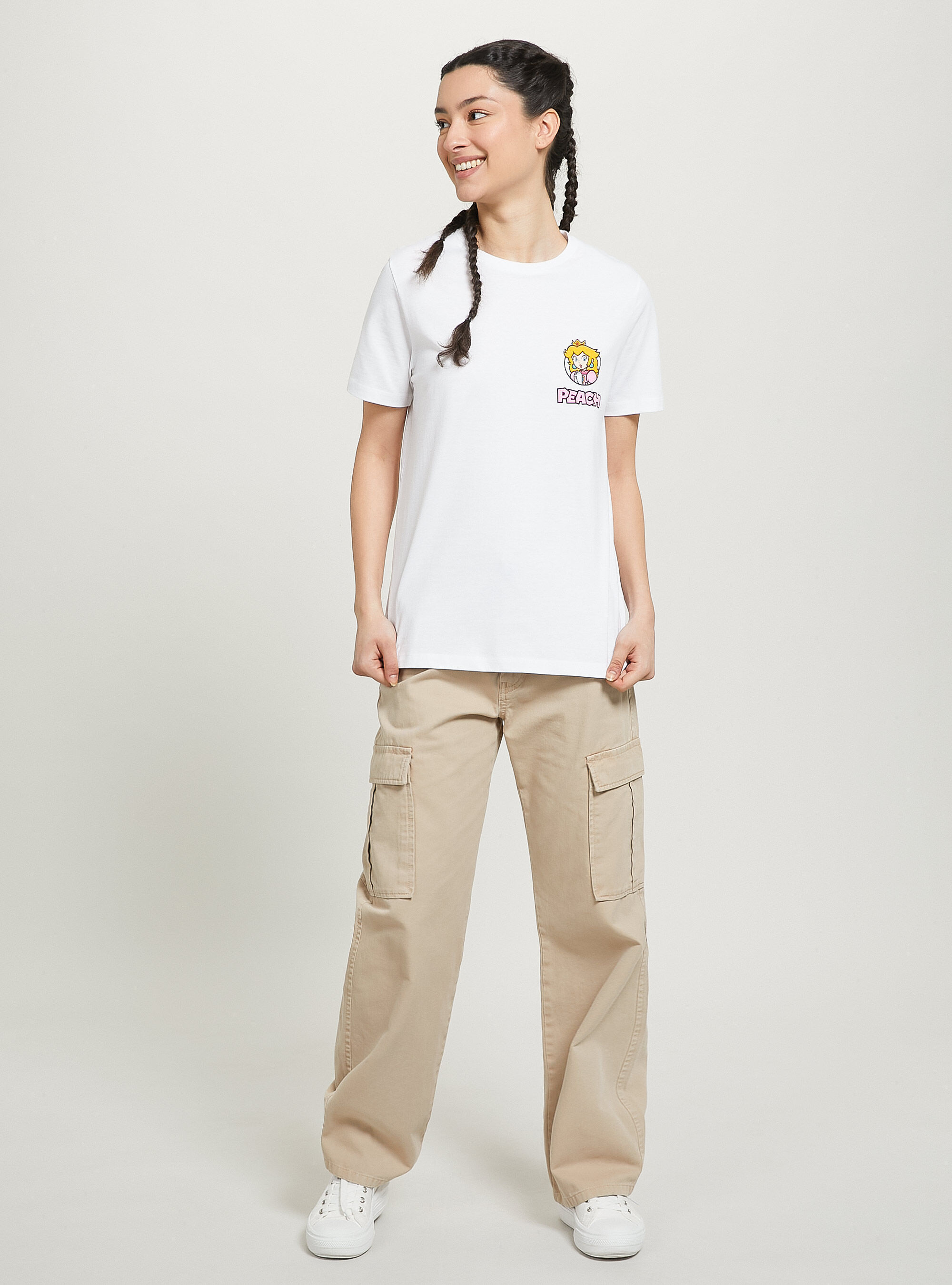Super Mario / Alcott T-shirt, WH3 WHITE
