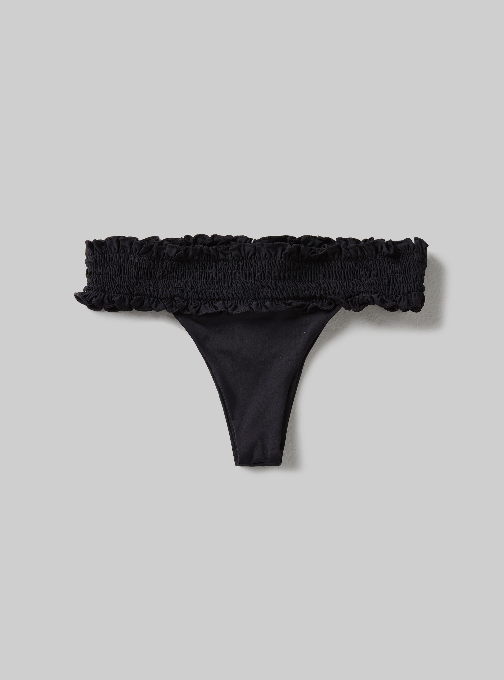 Slip bikini con texture, BK1 BLACK