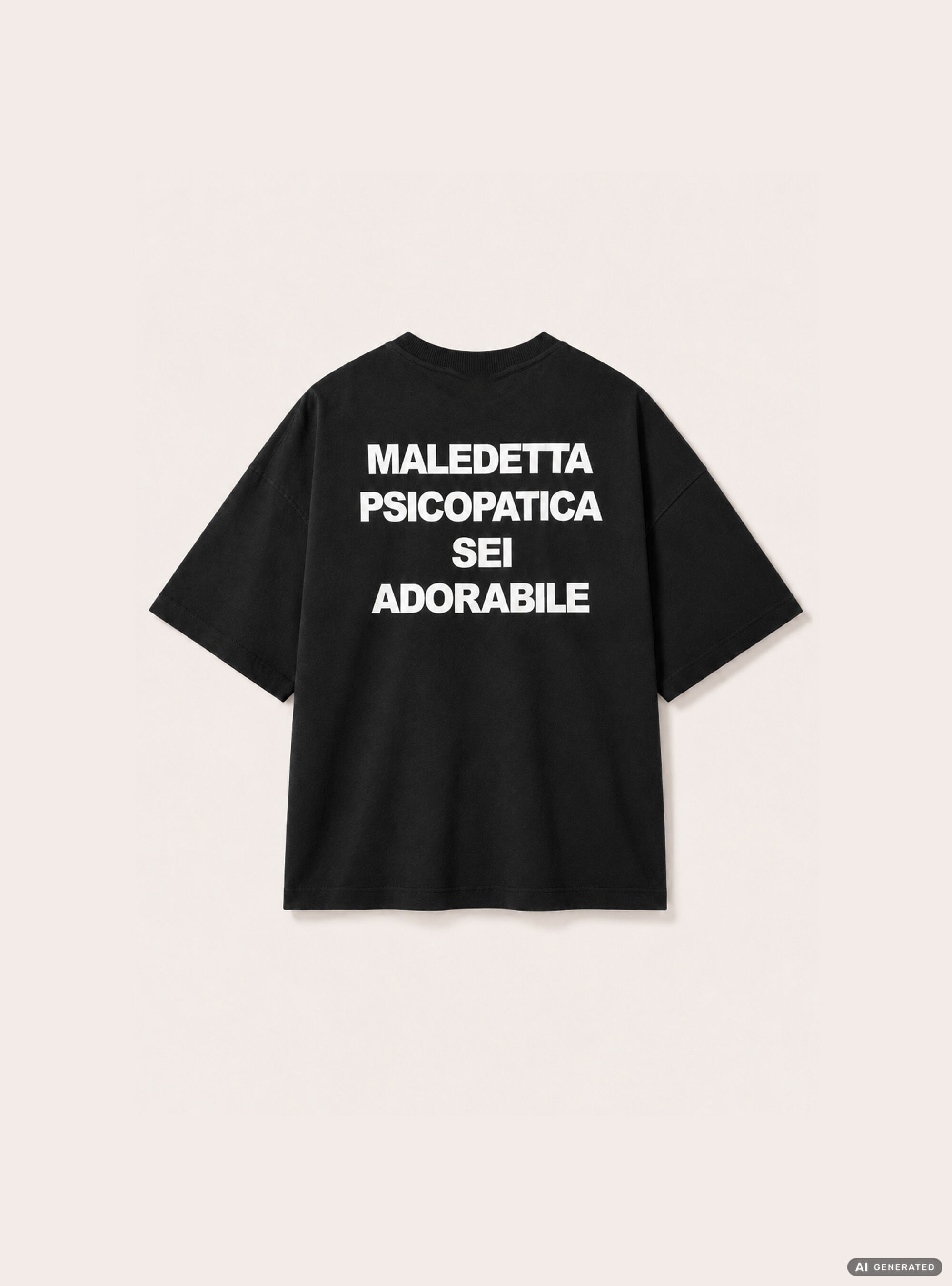 Lettering Print T-Shirt, BK1 BLACK