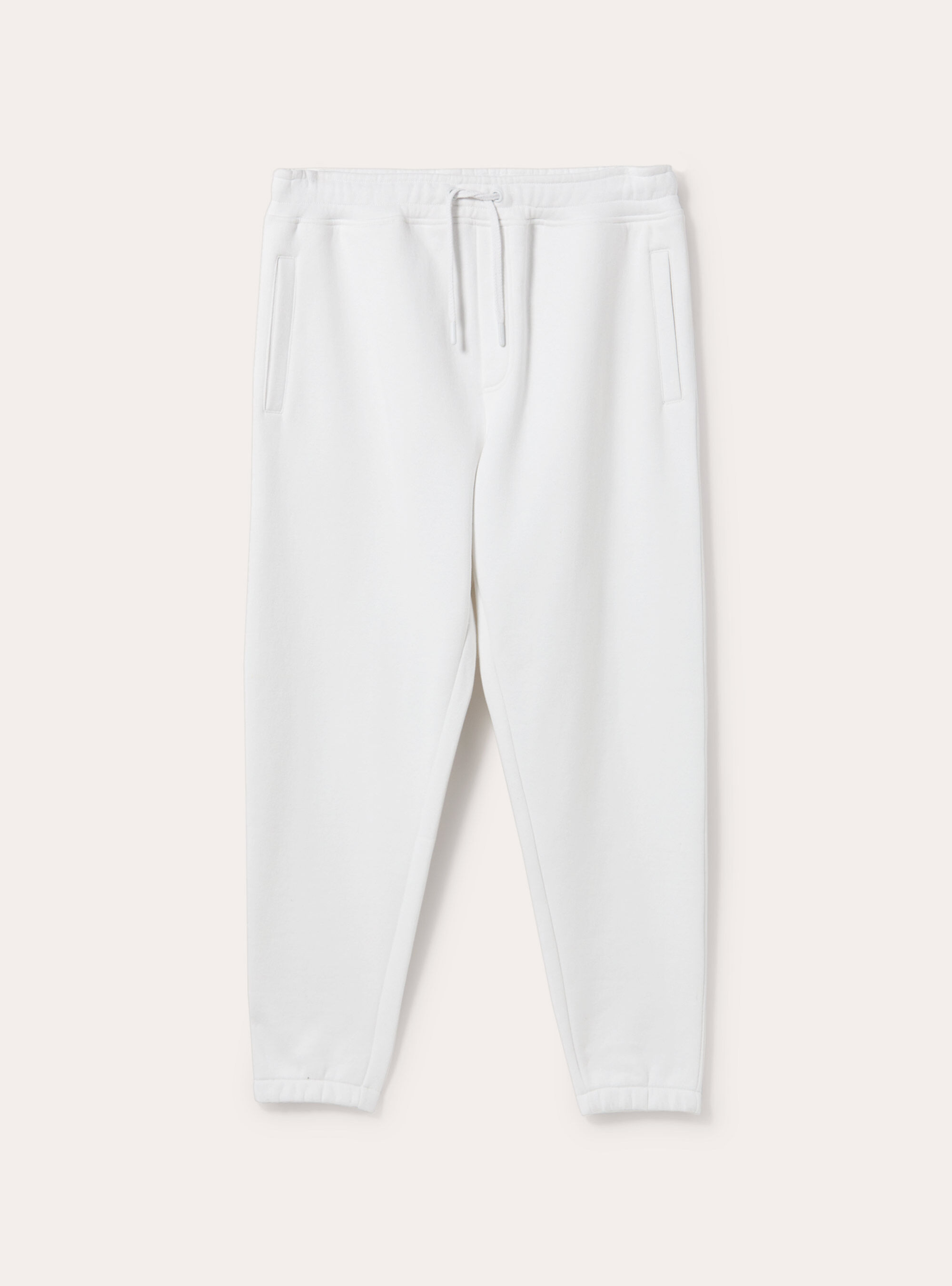 Pantal&oacute;n jogger de forro polar, WH2 WHITE