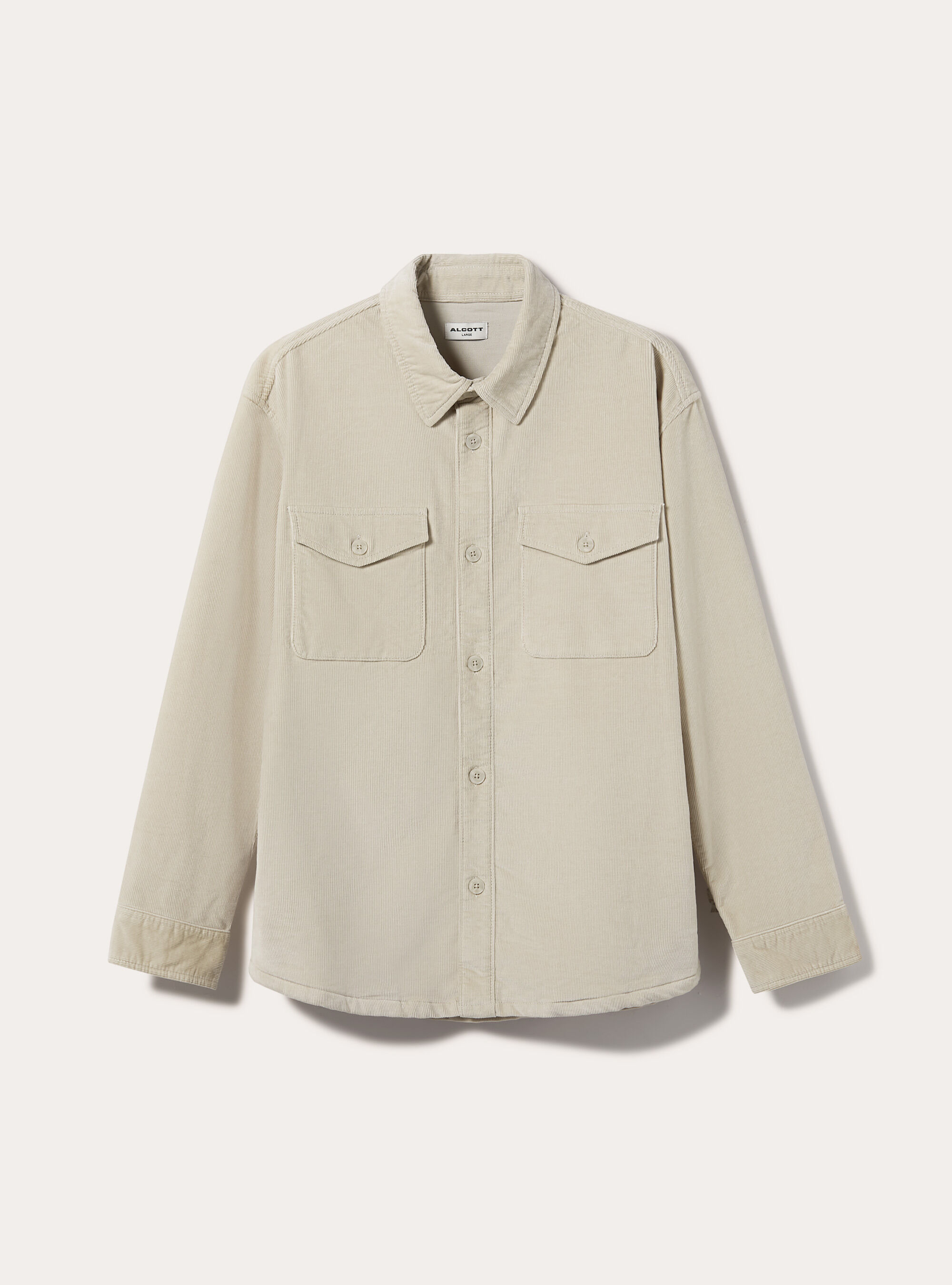 Chemise en velours cotel&eacute;, WH1 OFF WHITE