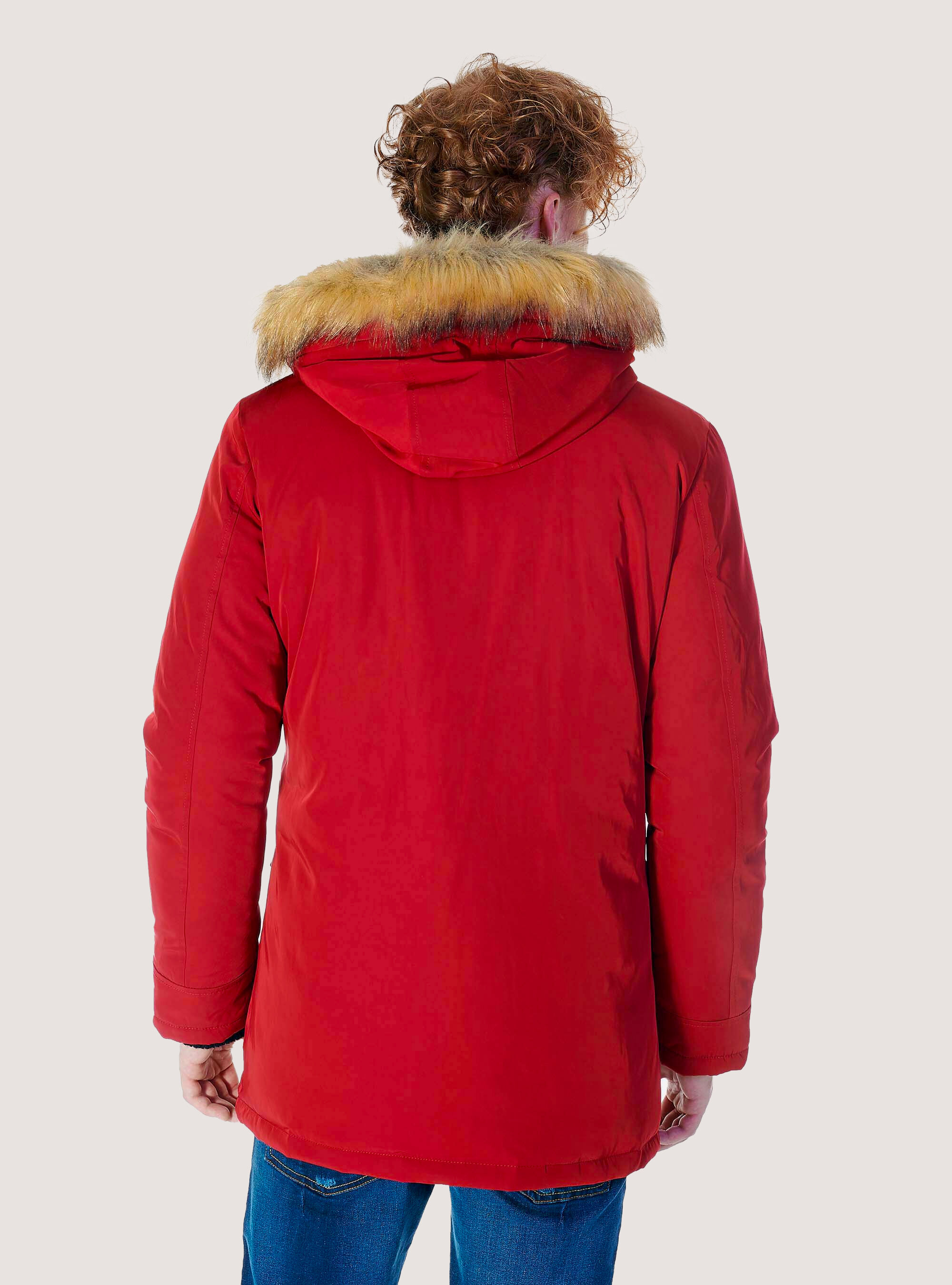 PARKA PADDED JACKET, C4497 RED