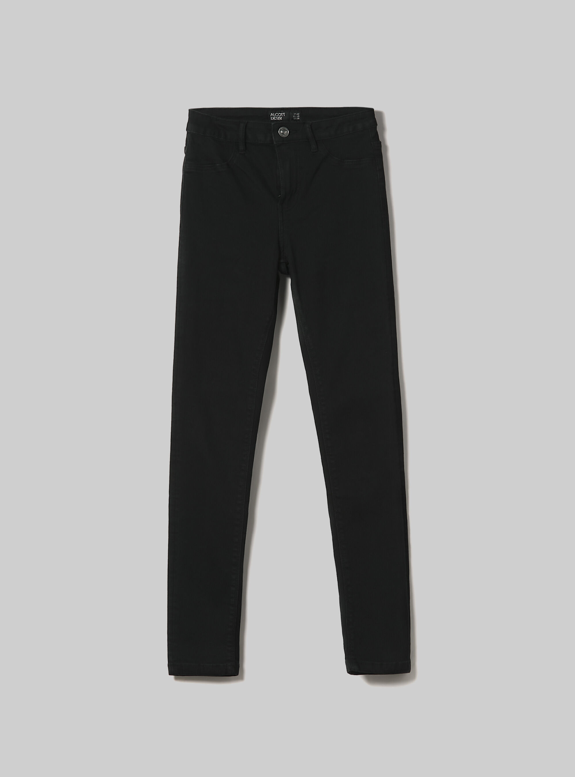 High waisted super skinny jeans in stretch denim