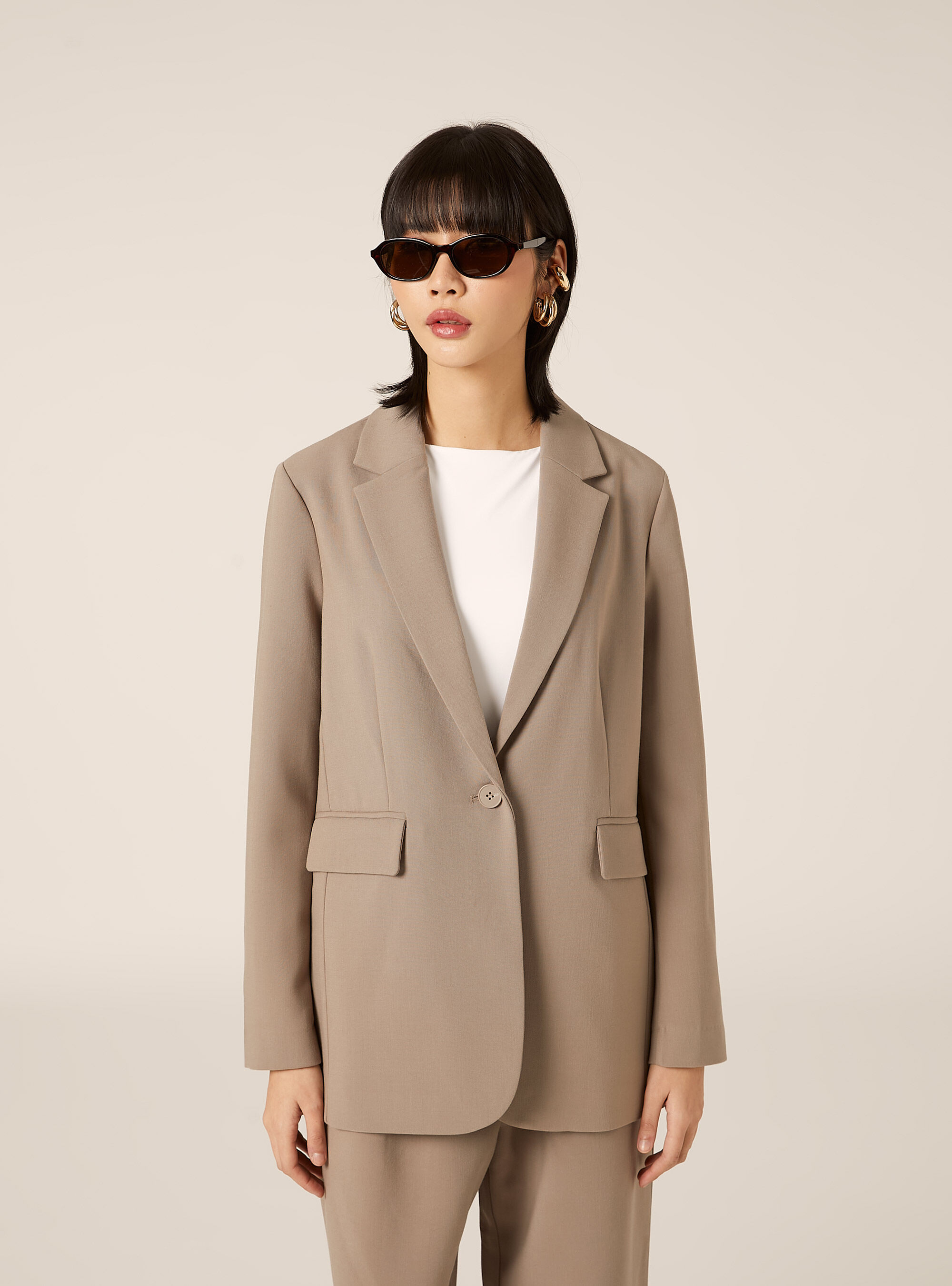 Blazer monopetto regular