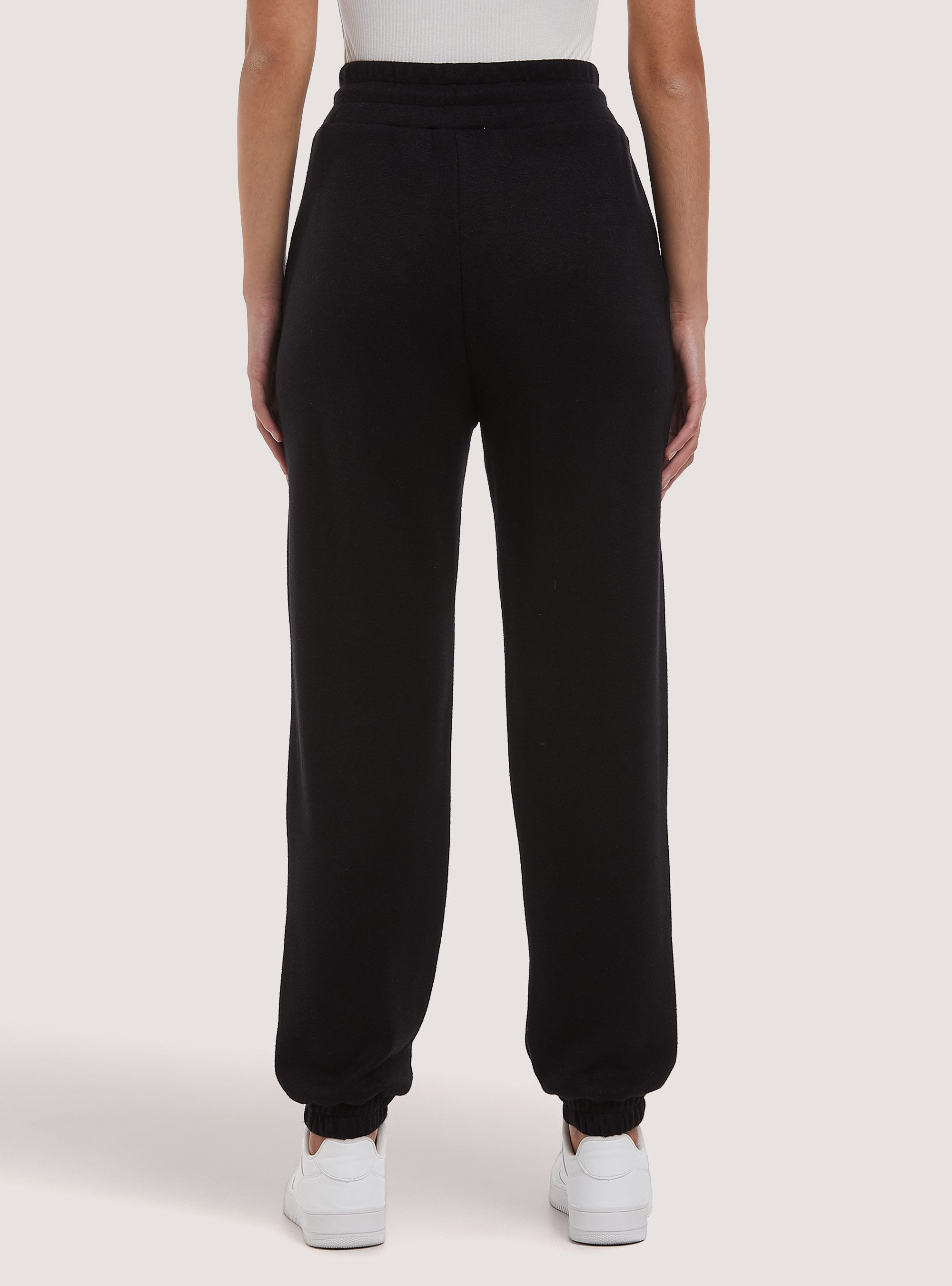 Soft touch jogger trousers, BLACK