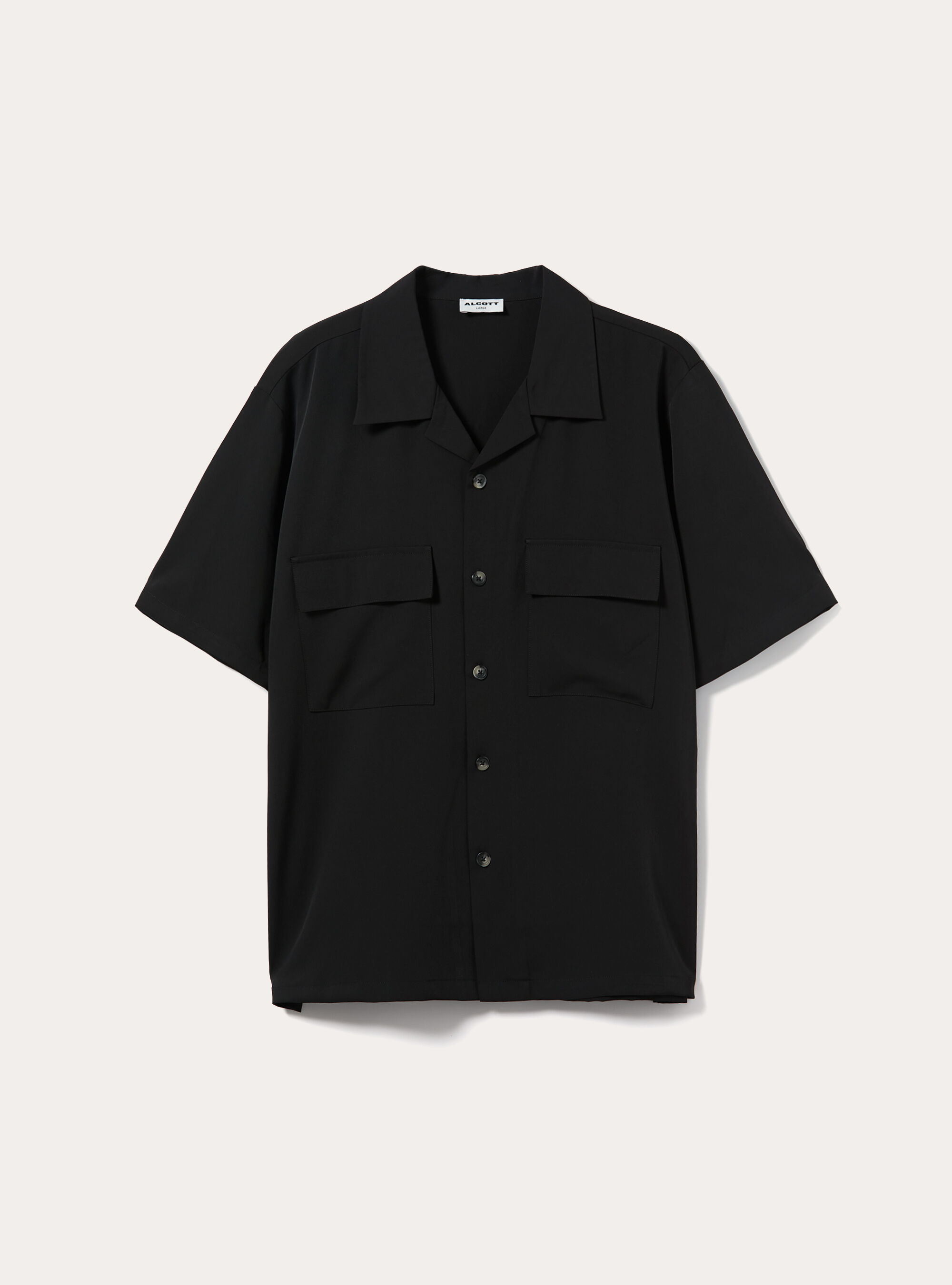 Boxy fit shirt, BK1 BLACK