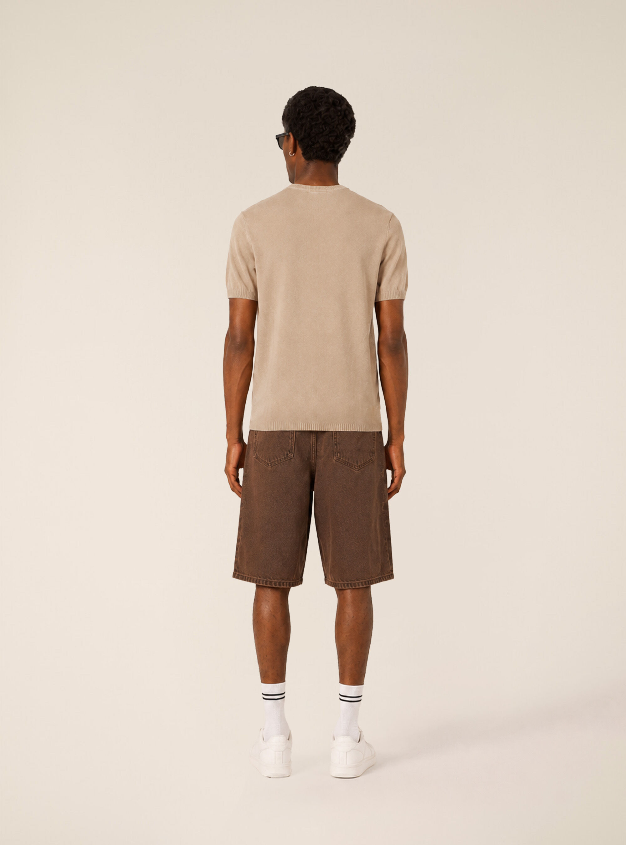 Maglia  a girocollo, BG3 BEIGE LIGHT