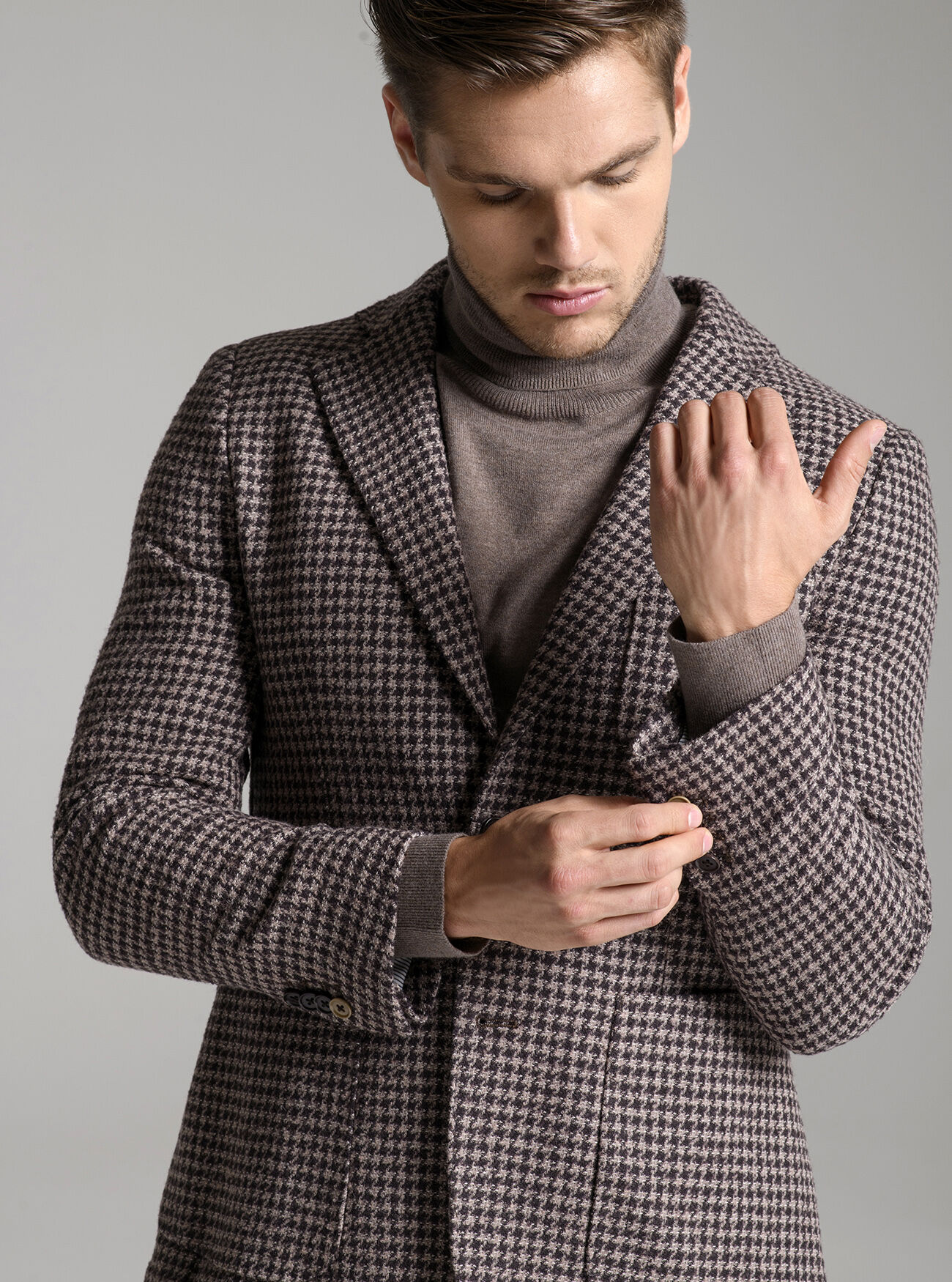 Giacca in lana, MARRONE