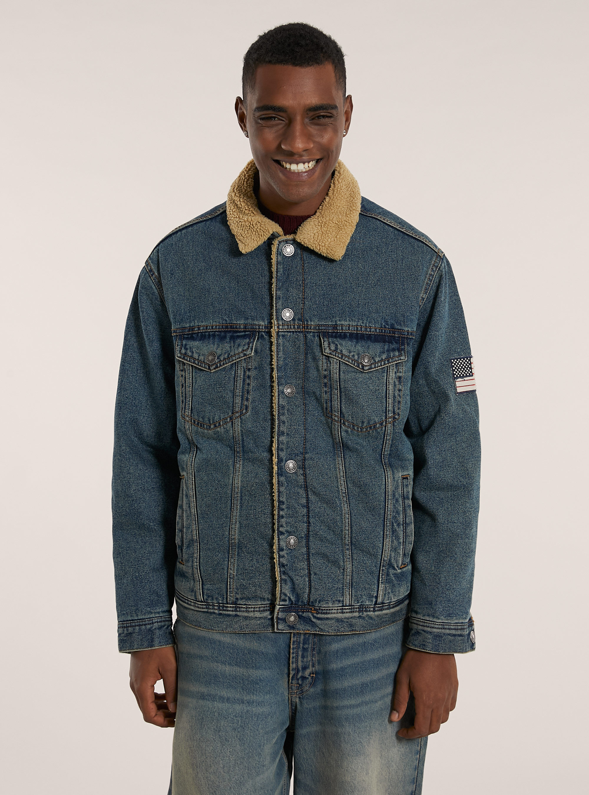 Denim trucker jacket Alcott Men s Jackets