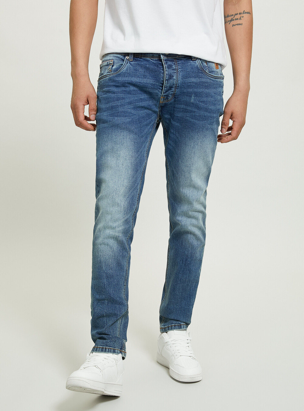 Jeans Skinny Uomo Jeans Da Uomo Pantaloni In Denim Skinny