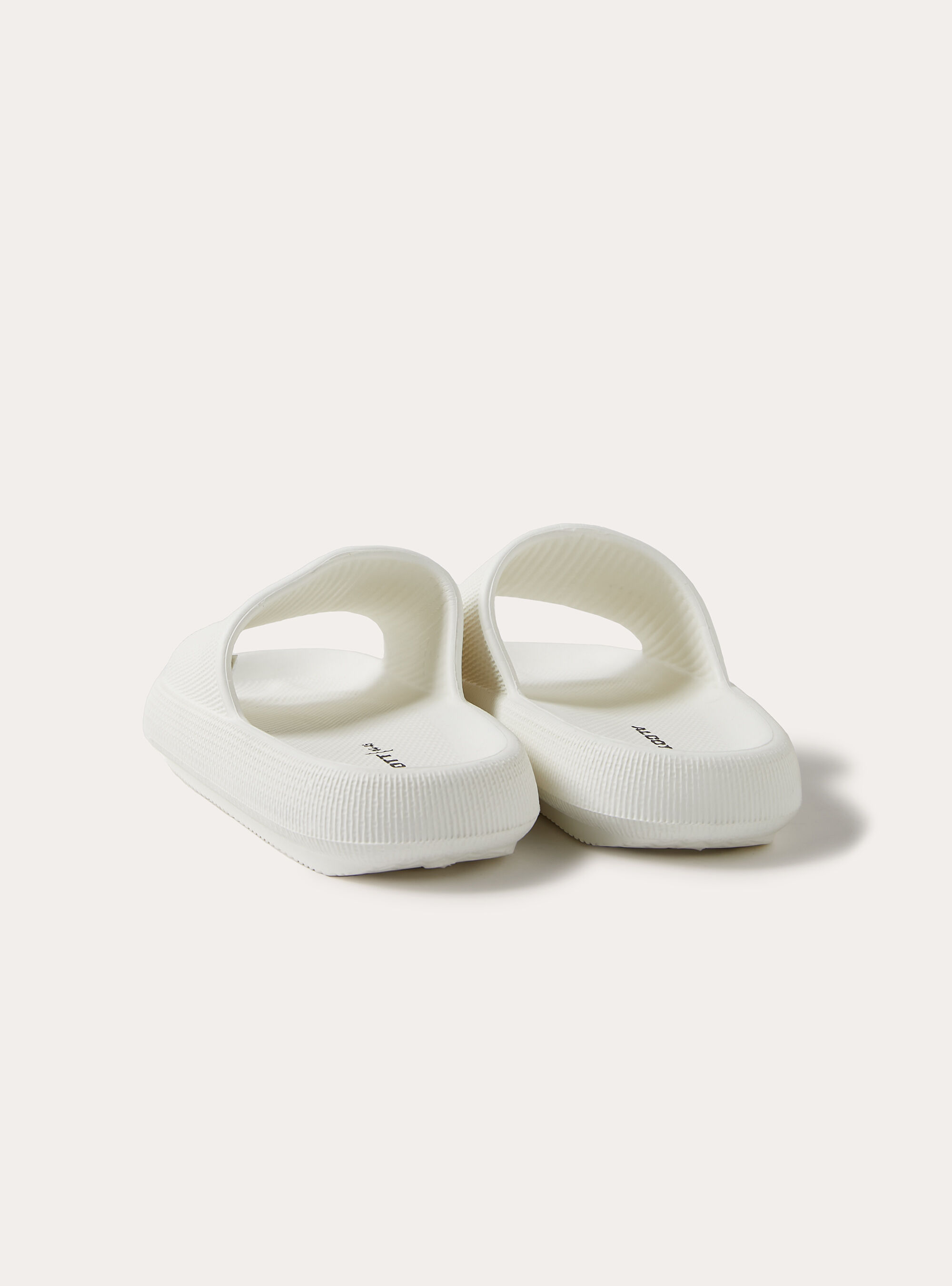 Sandali in gomma, OFF WHITE