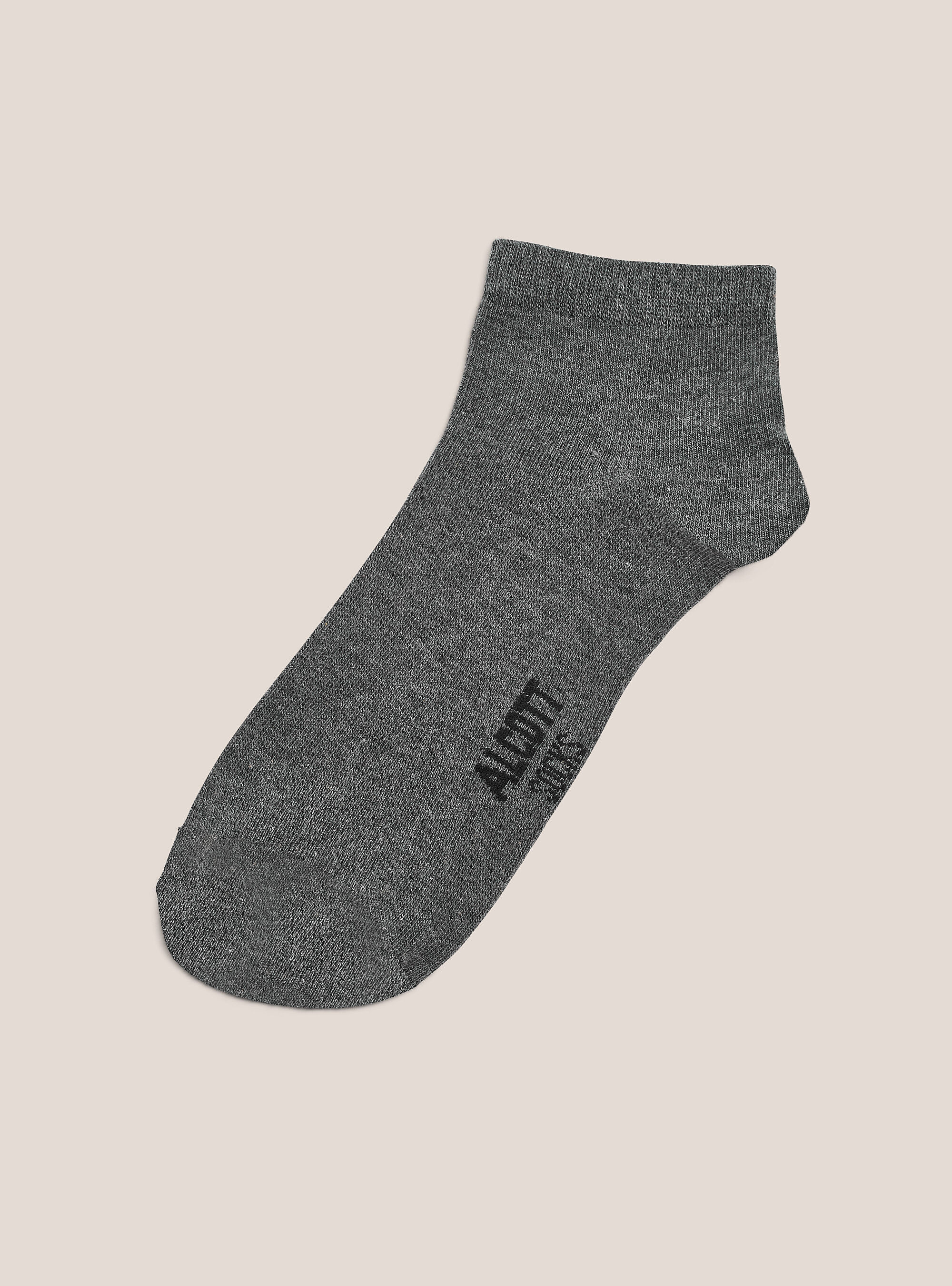 Set 4 paia di calzini con dettagli a contrasto, MGY2 GREY MEL MEDIUM