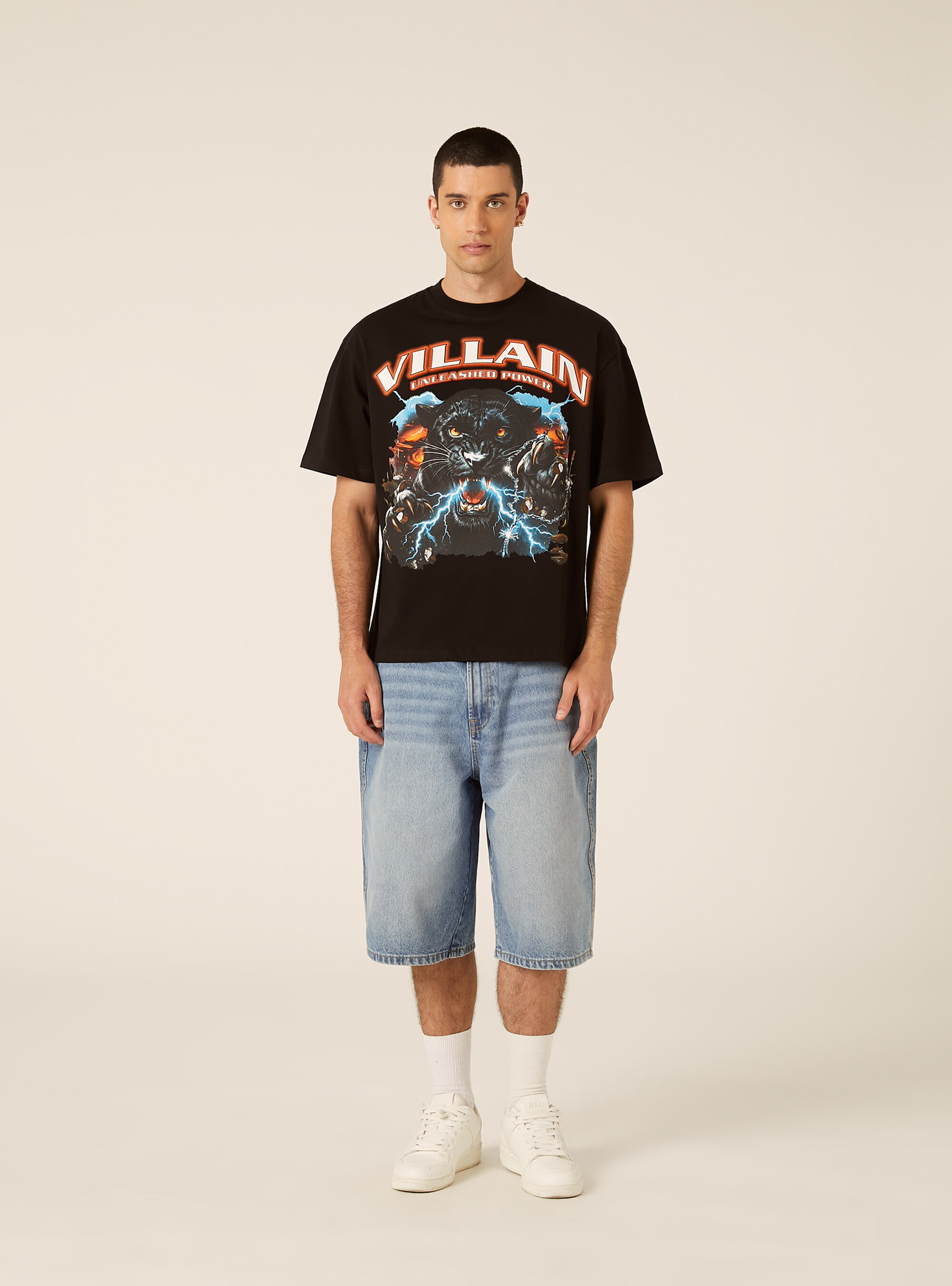 Printed Boxy Fit T-Shirt