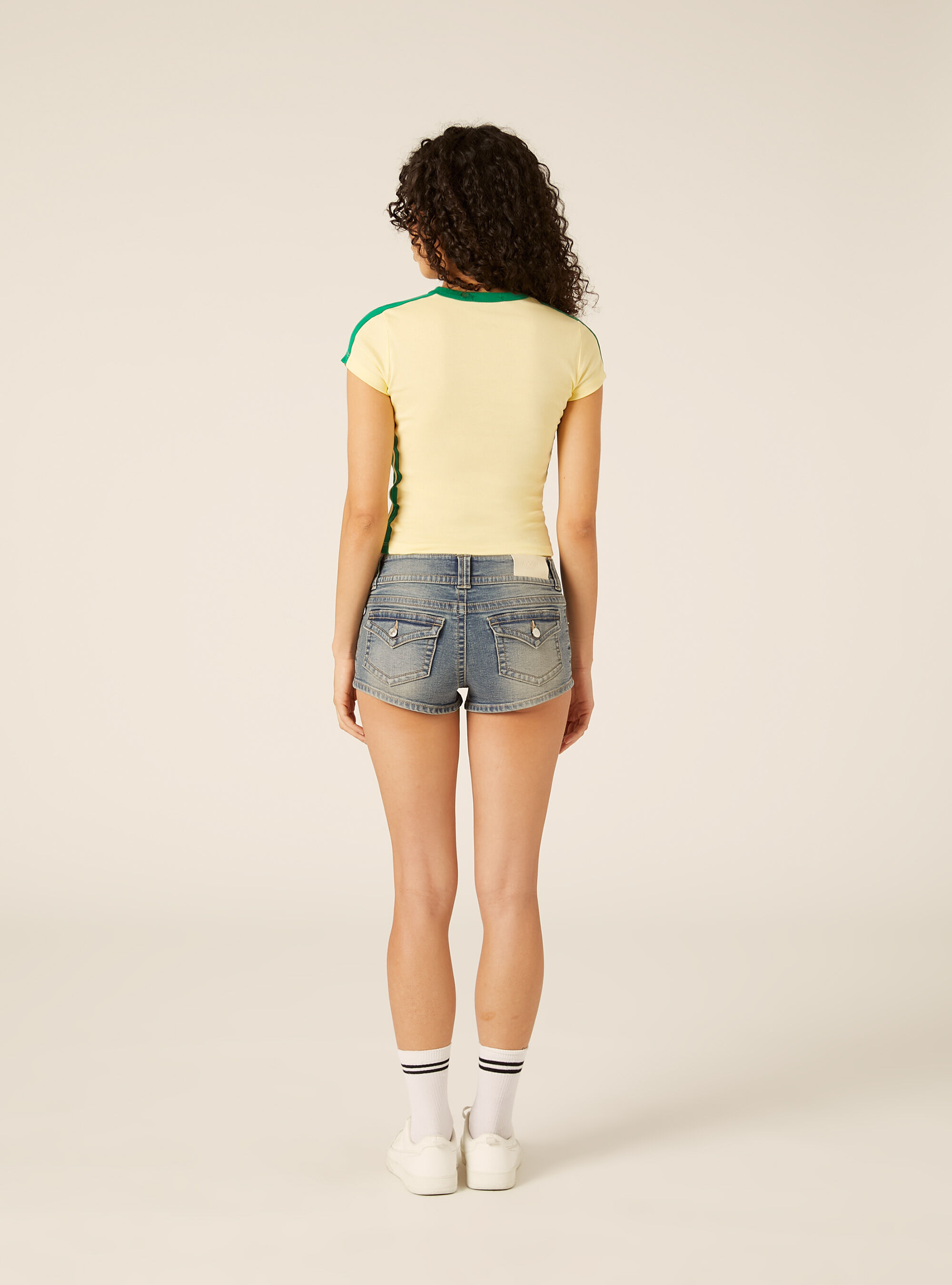 T-shirt slim fit mondiali, YE3 LIGHT YELLOW