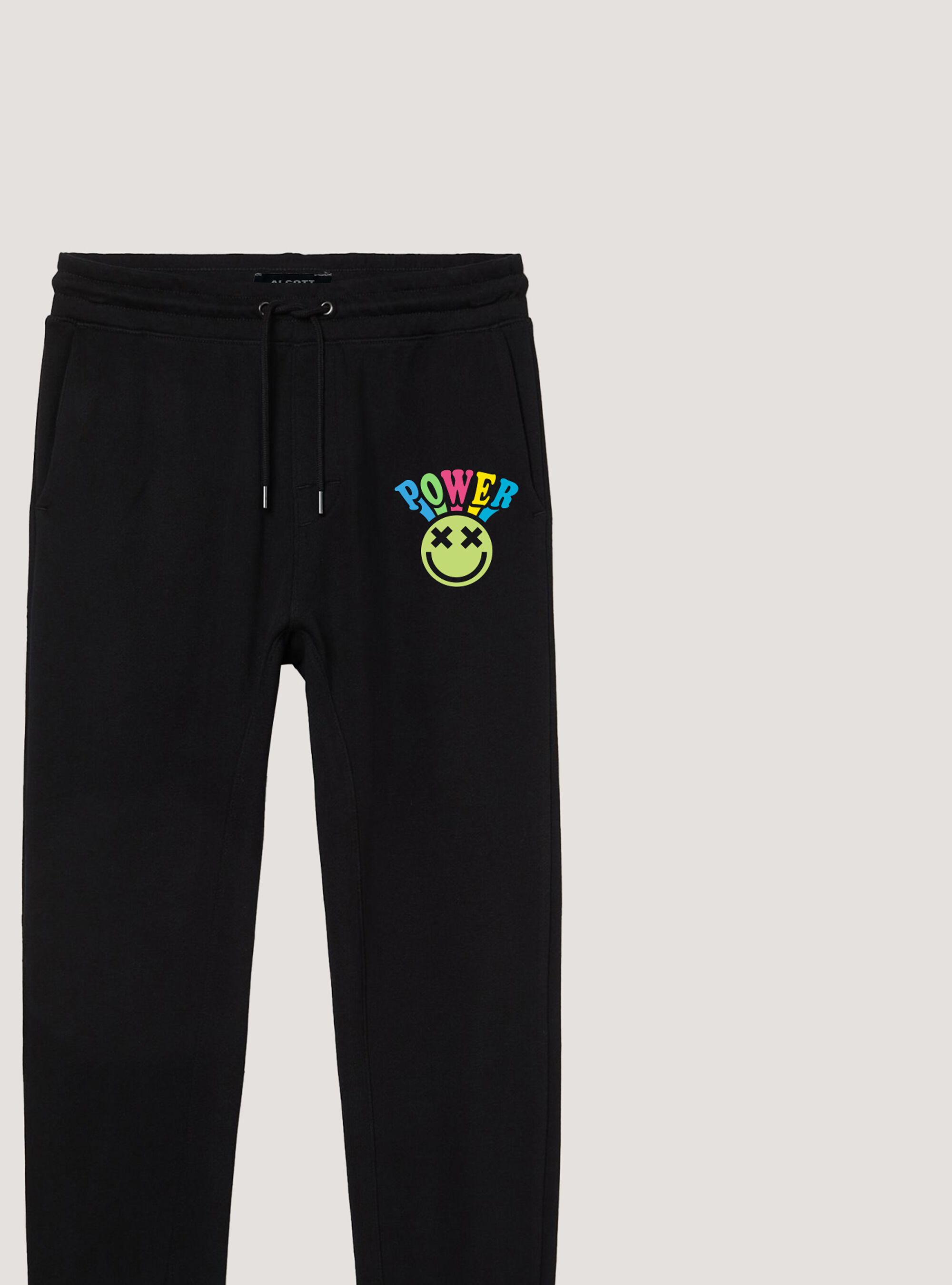 Pantaloni jogger con stampa grafica ''Smile'' | Alcott | Mid Season Sale  Uomo