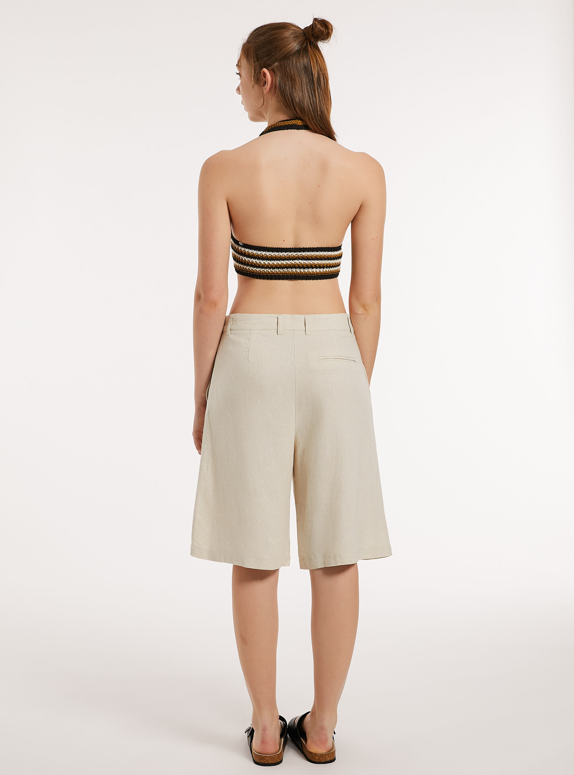 Bermuda tailoring con pence, CR3 CREAM LIGHT