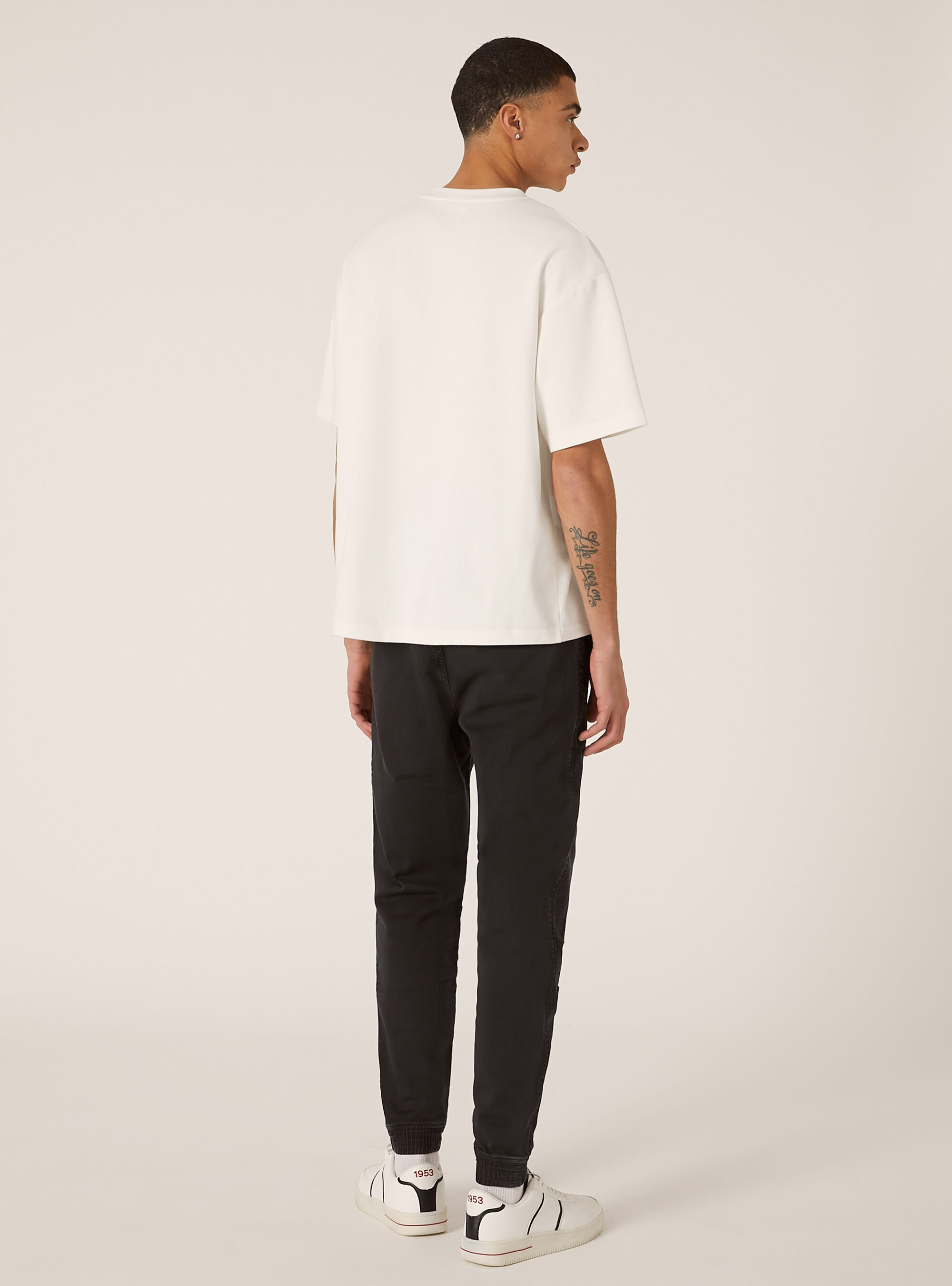 Pantal&oacute;n jogger de algod&oacute;n, GY1 GREY DARK