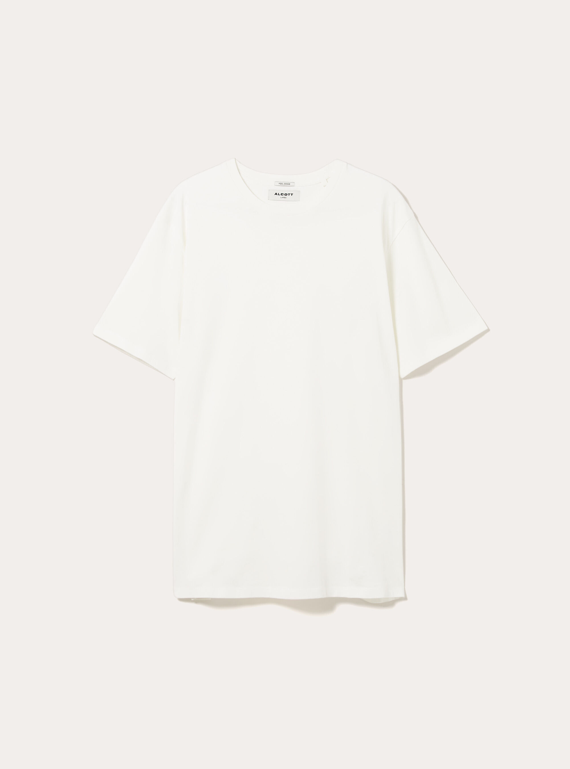 T-shirt basique en coton, WH2 WHITE