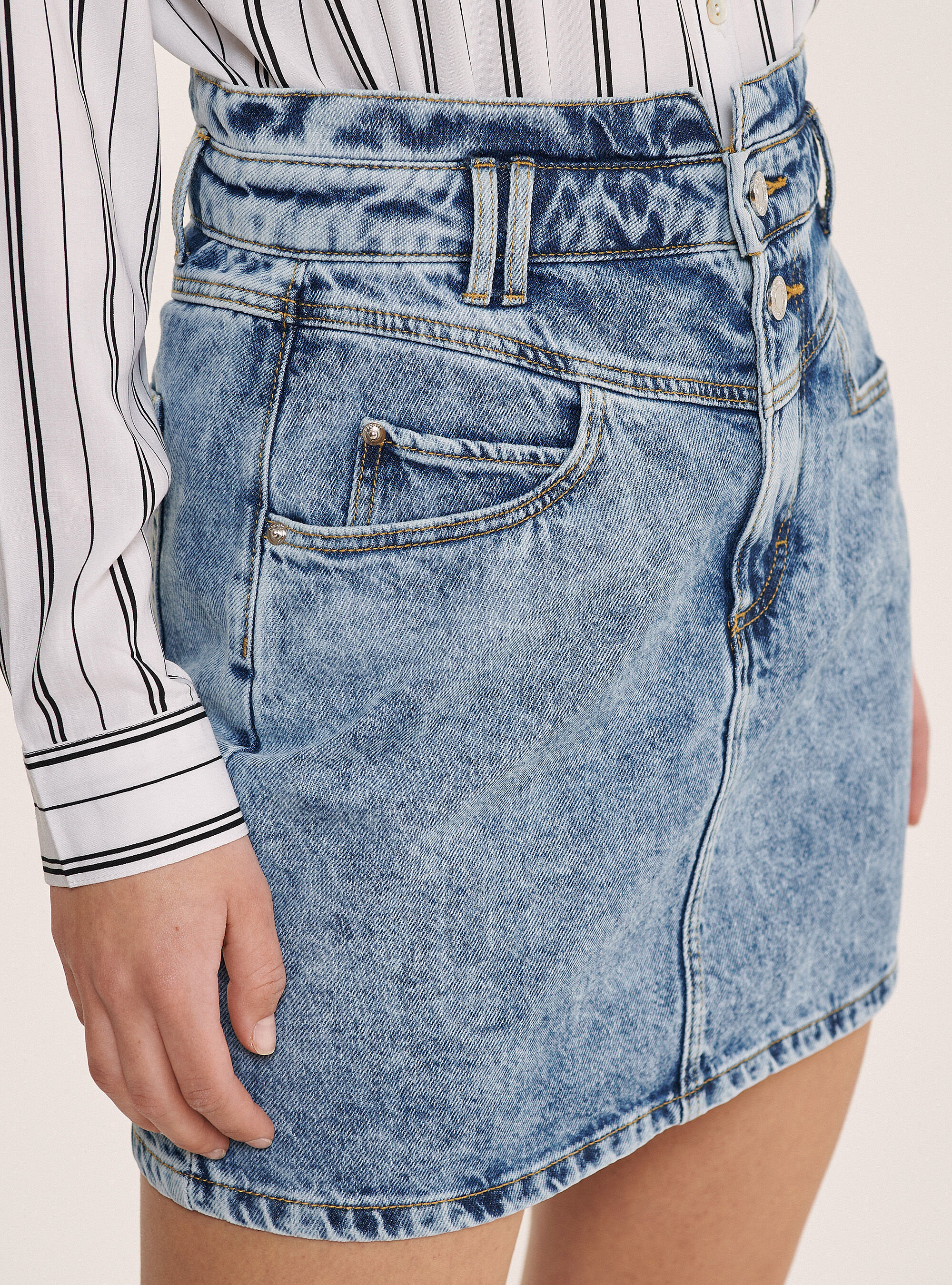 Gonna denim in cotone | Alcott | Mid Season Sale Uomo