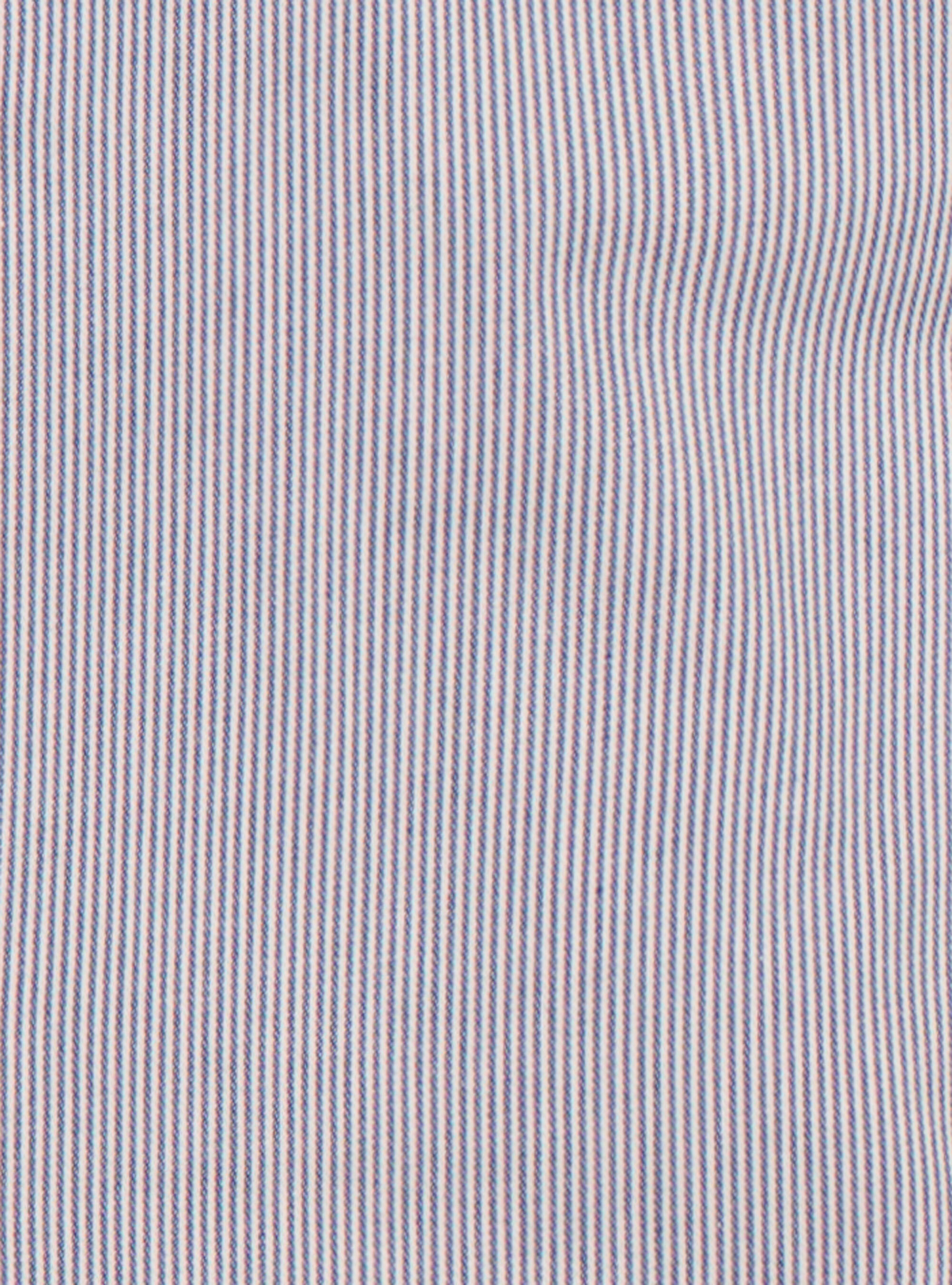 Chemise motif micro rayures en popeline stretch, C2254 BLUE