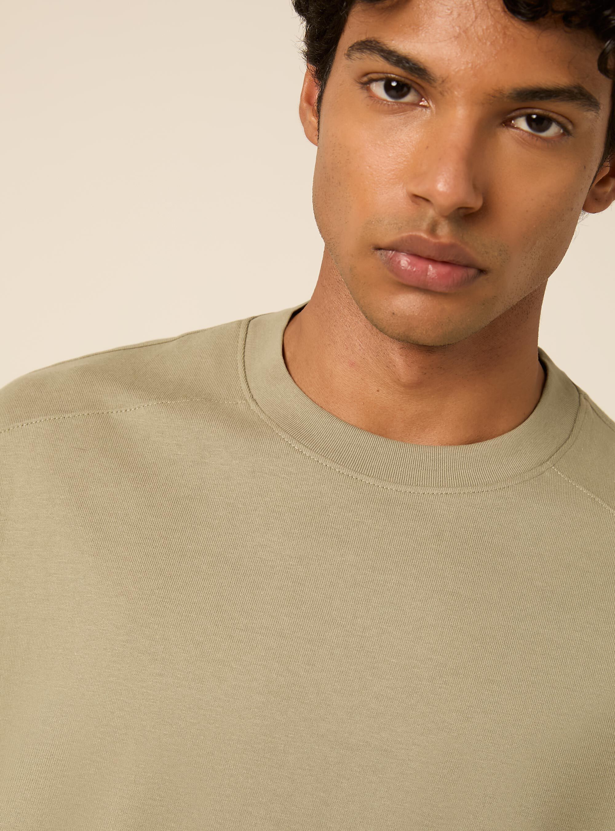 T-shirt coupe boxy &agrave; manches courtes et &eacute;paules tombantes, KY3 KAKY LIGHT