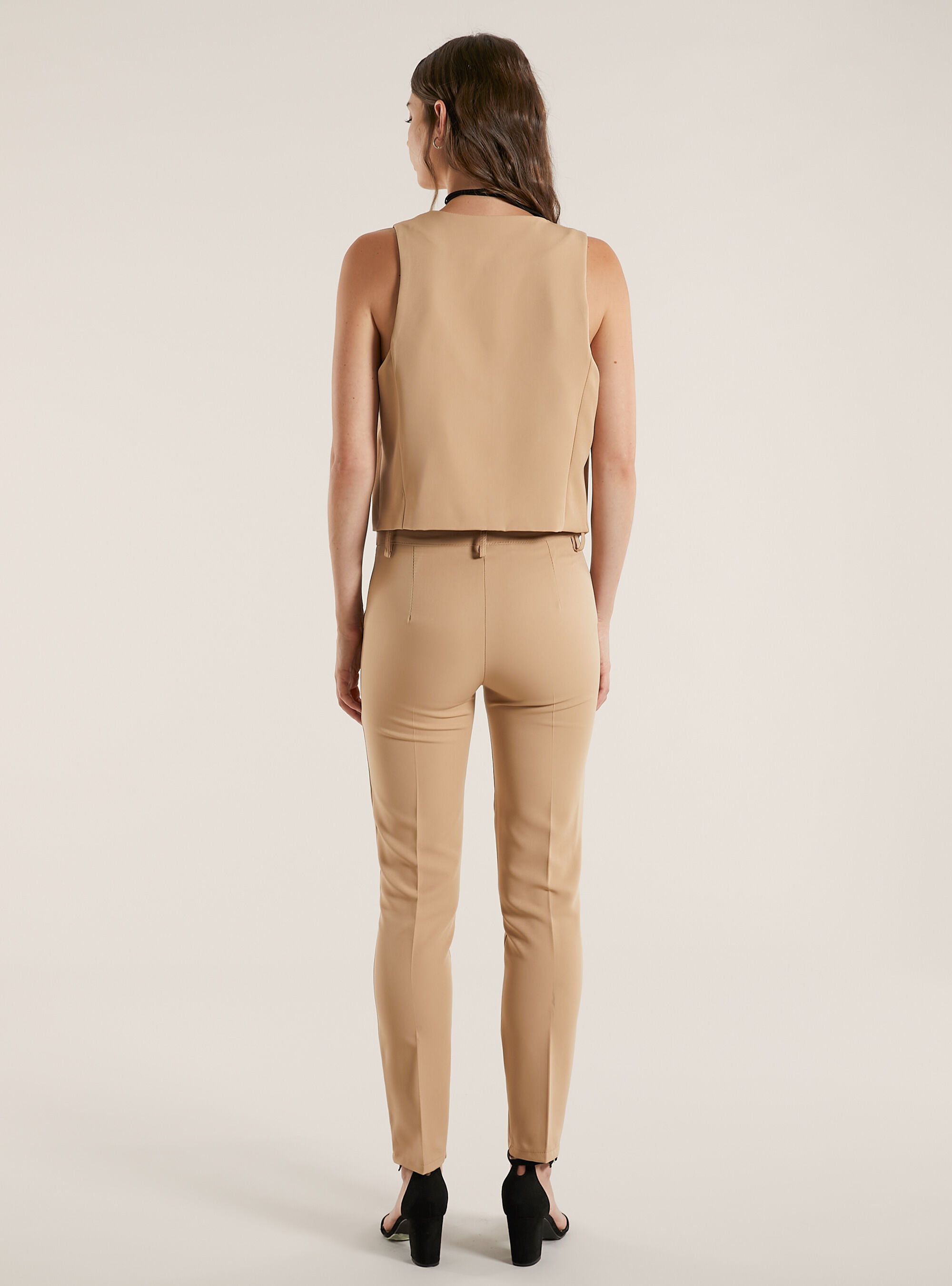 Gilet de tailleur, TB2 TOBACCO MEDIUM