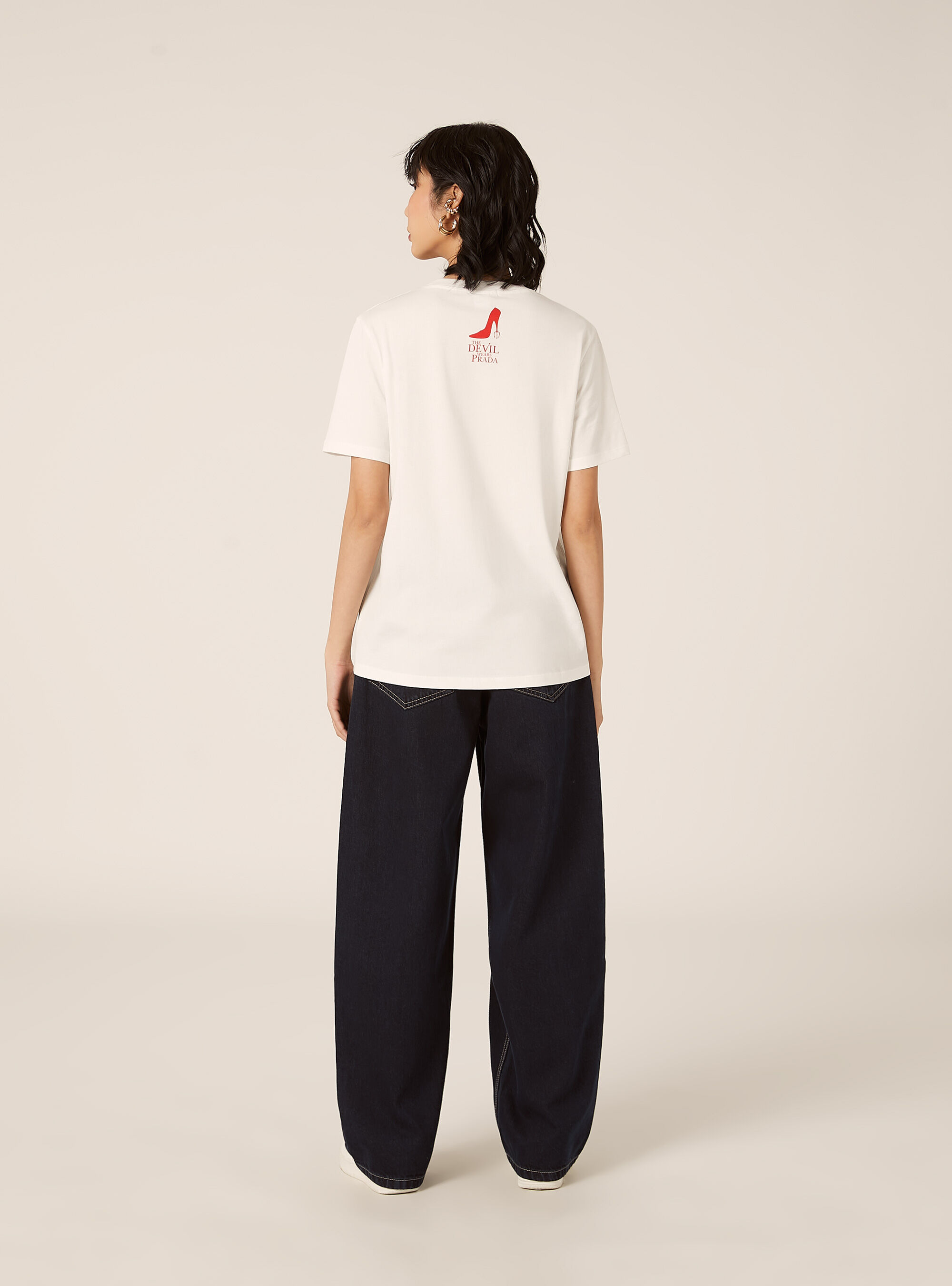 T-shirt regular il diavolo veste prada, WH2 WHITE