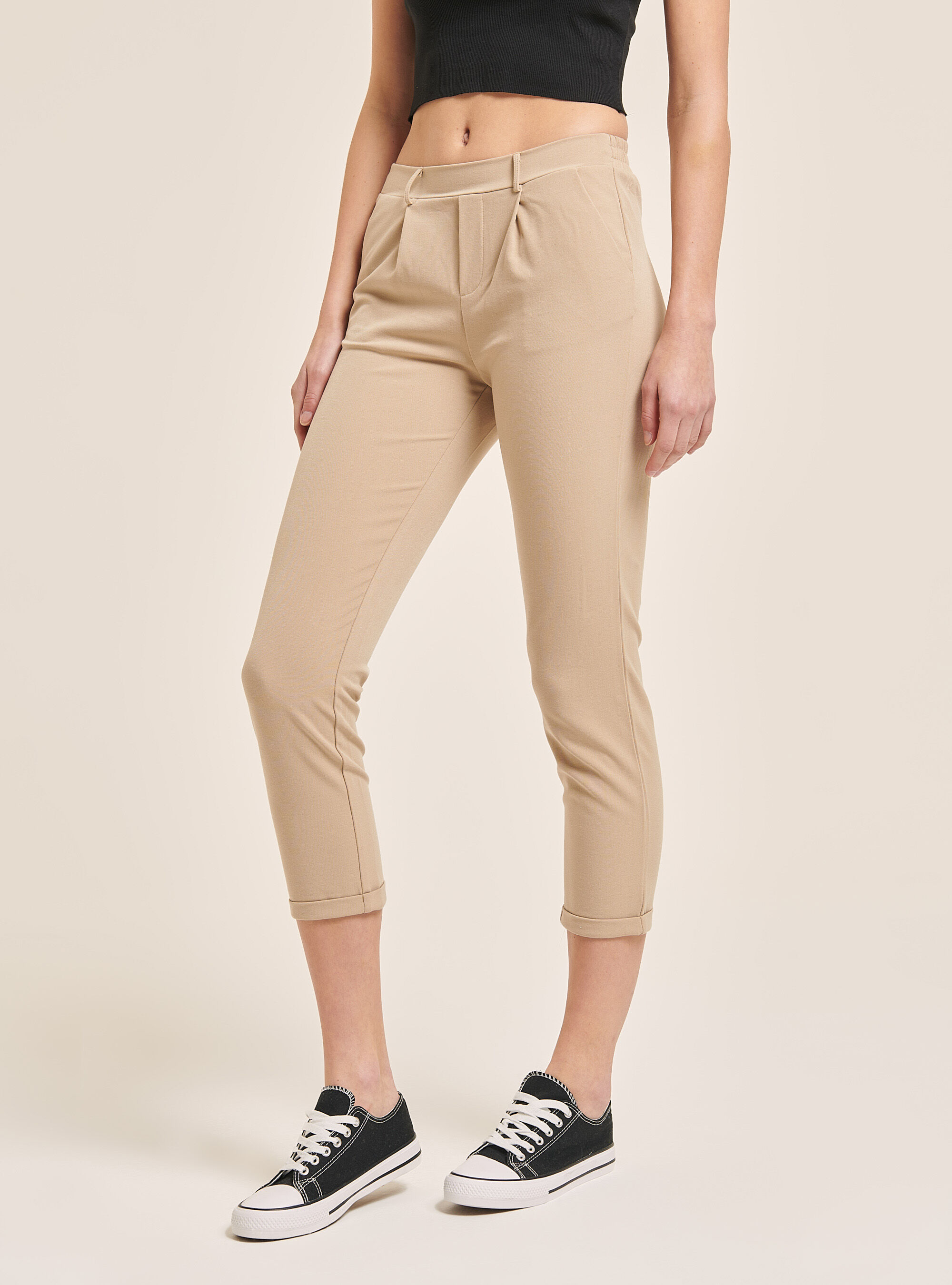 Pantaloni cropped fit in tinta unita | Alcott | Pantaloni Uomo