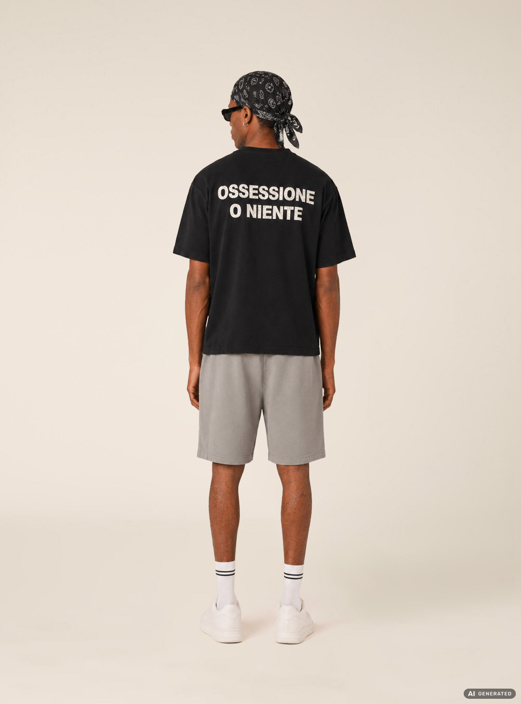 Lettering Print T-Shirt