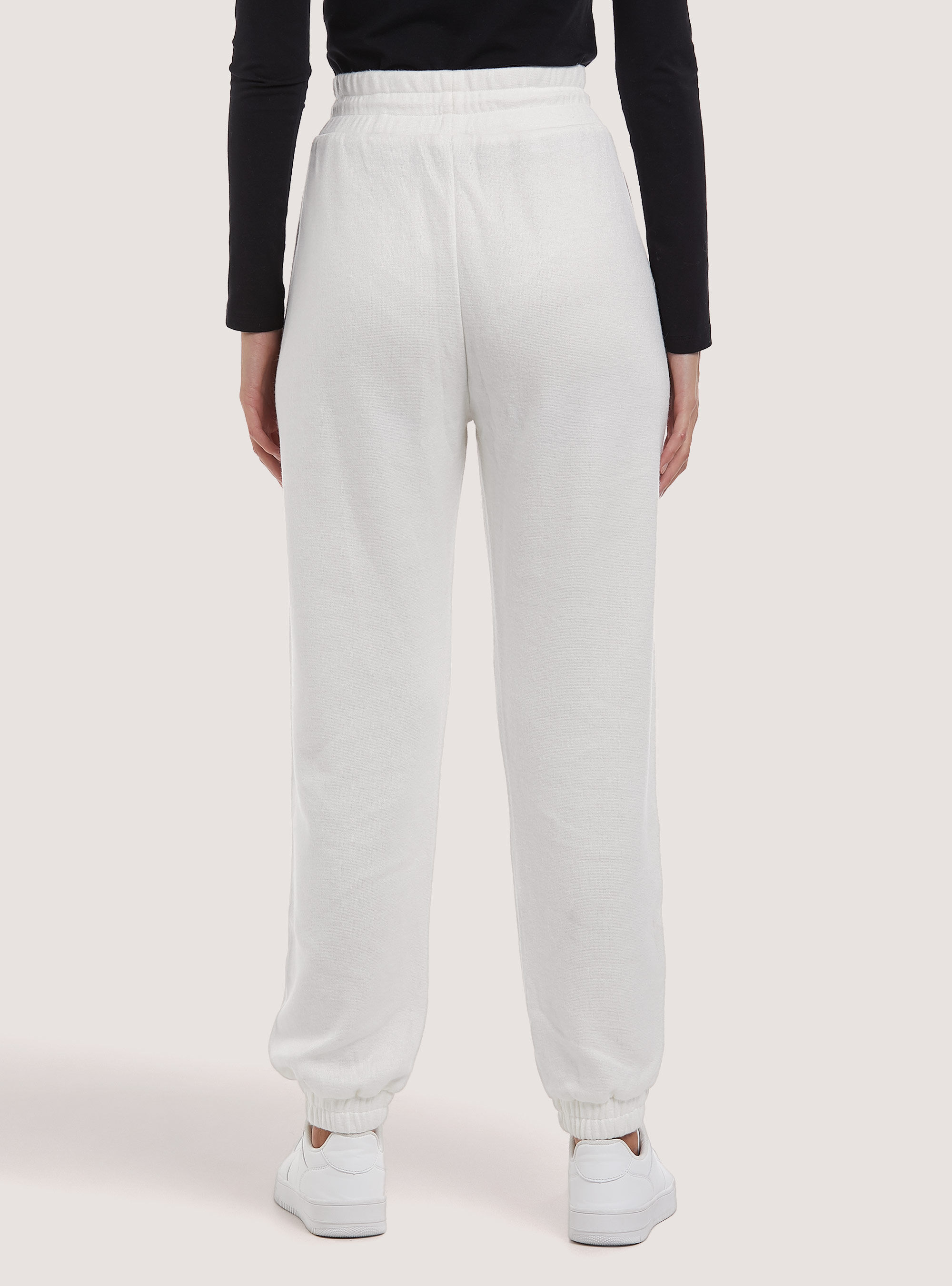 Soft touch jogger trousers, C0020 OFF WHITE