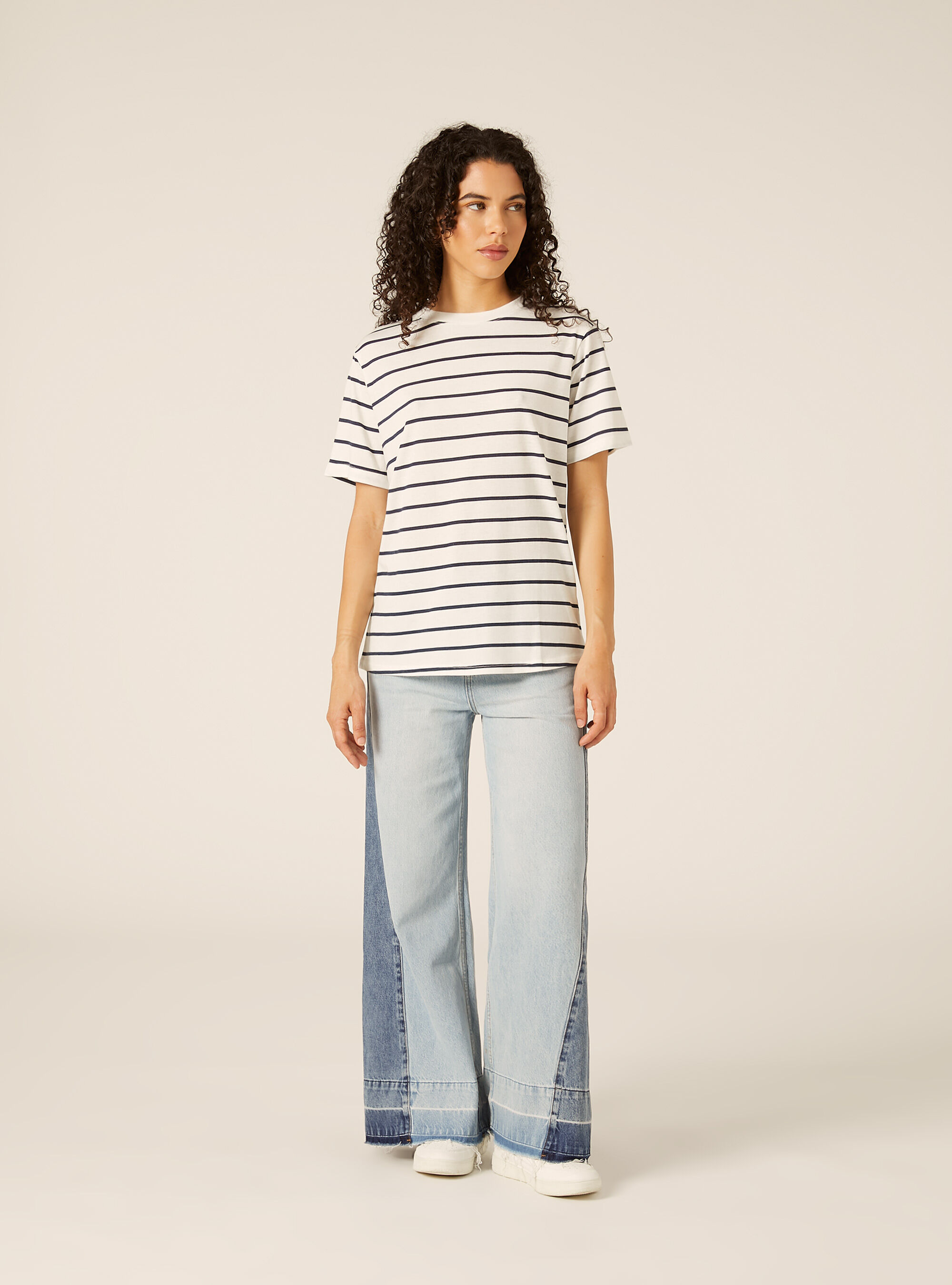 T-shirt regular fit a righe