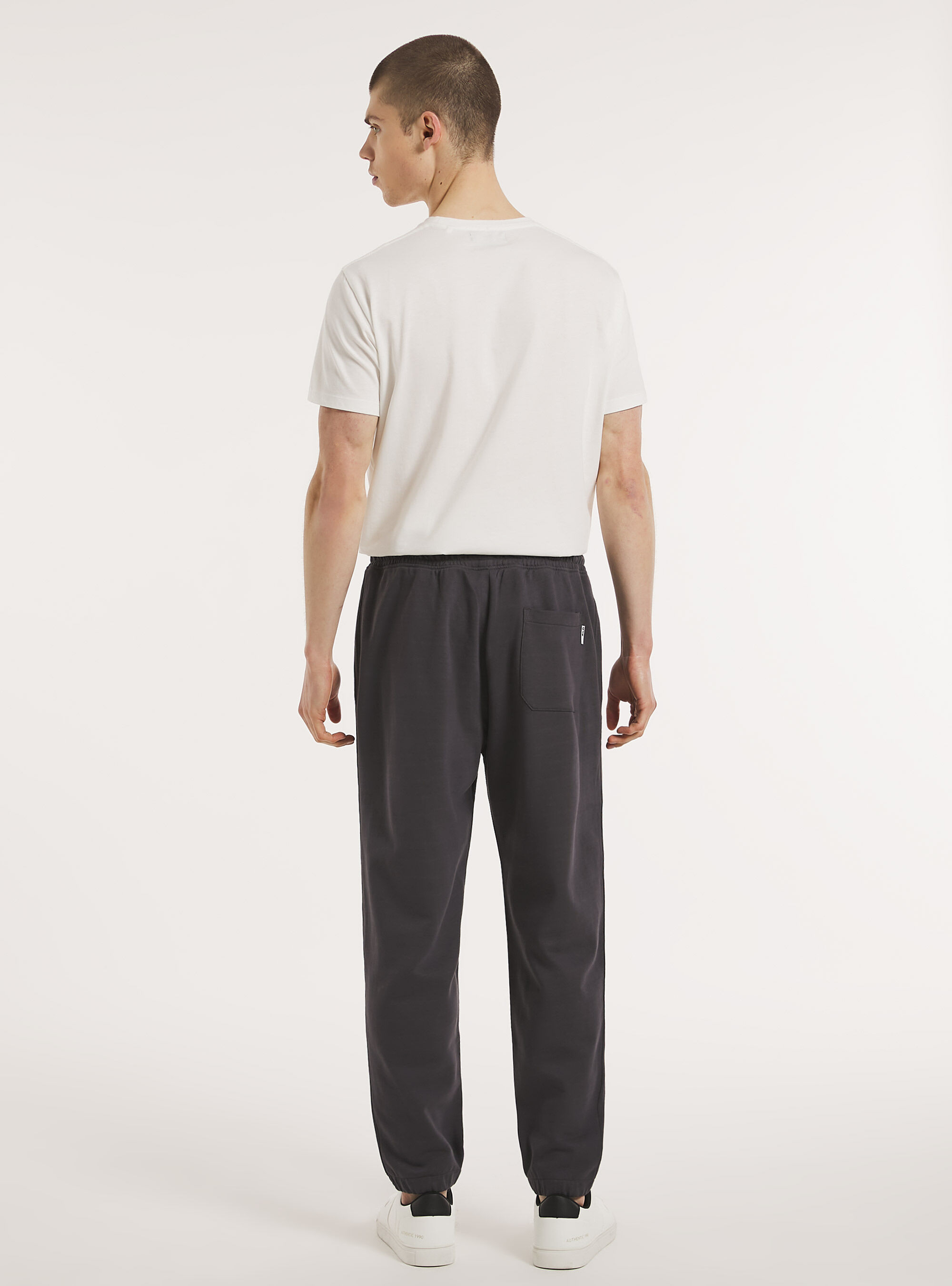 Pantalon jogger en peluche, GY1 GREY DARK