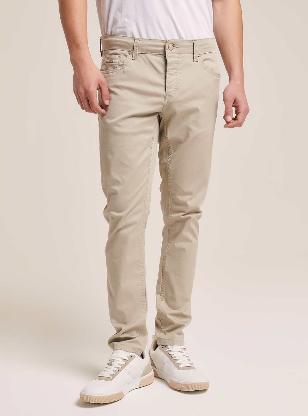 Alcott Pantaloni Chino Elasticizzati Slim Fit Pantaloni Beige