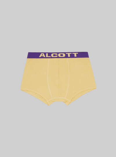 Boxer Alcott in cotone elasticizzato con logo Boxer Alcott in cotone elasticizzato con logo