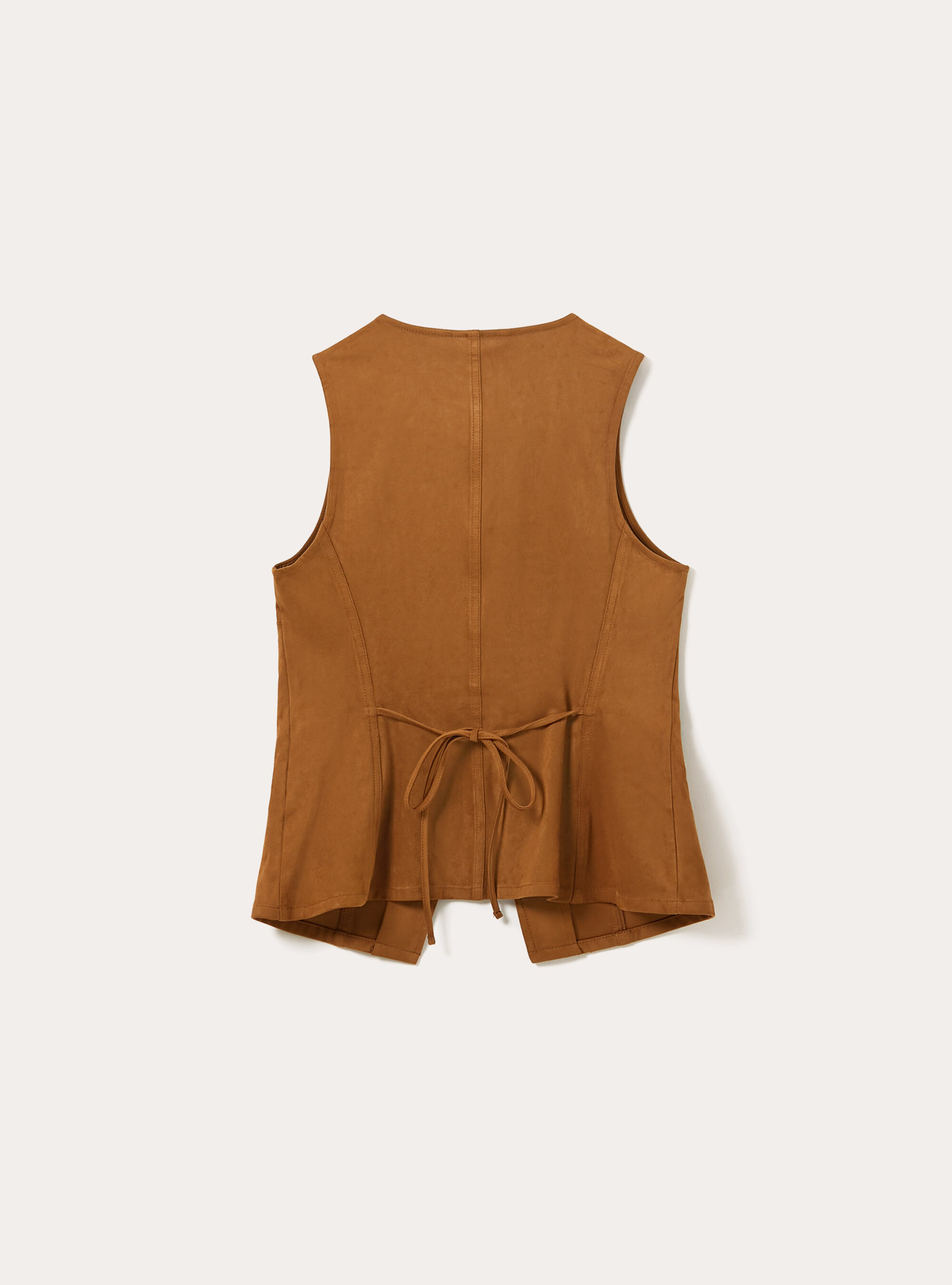 Suede-effect vest | Alcott | Women's Blazers