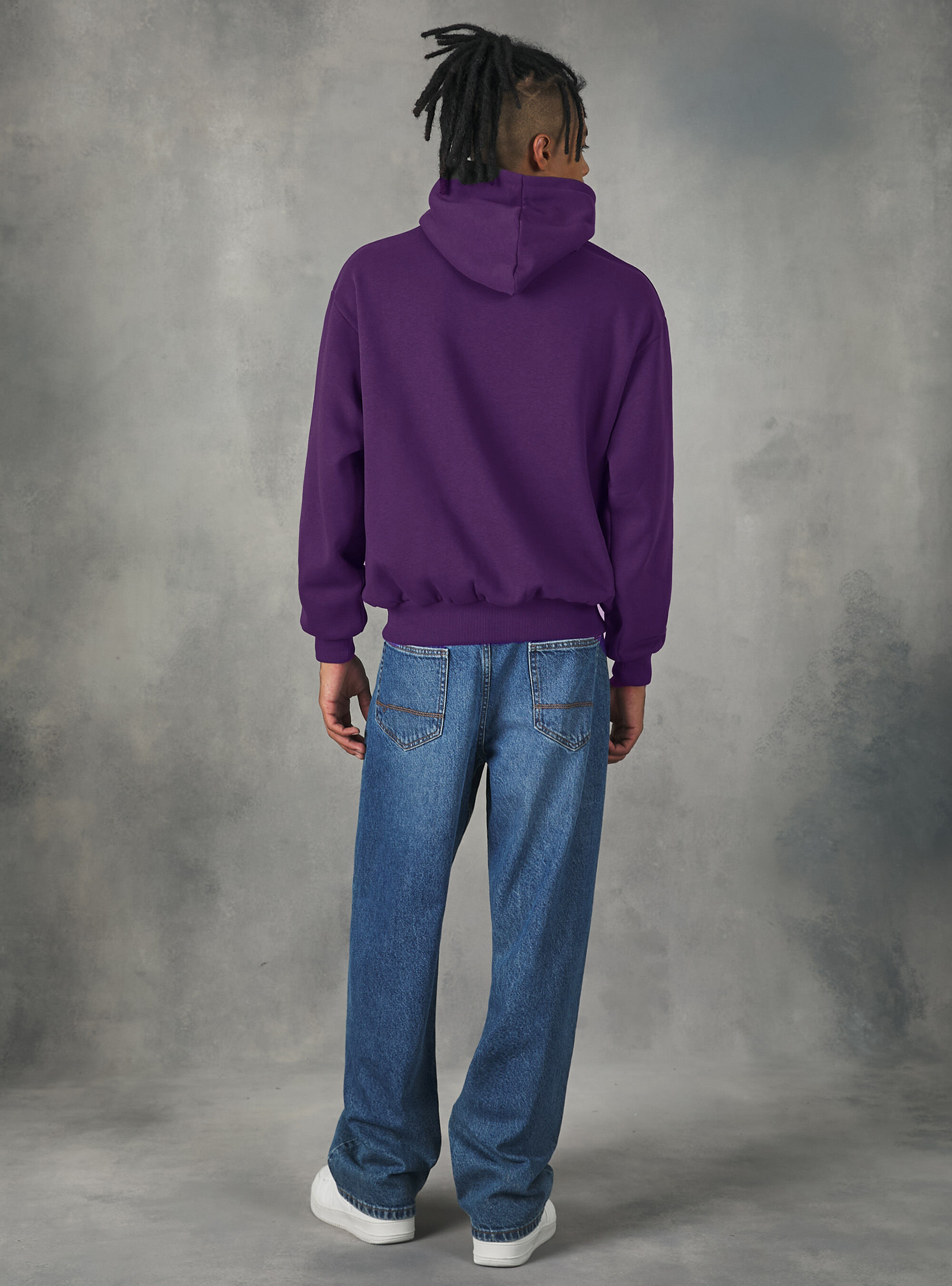 Mens purple discount hooded sweatshirts