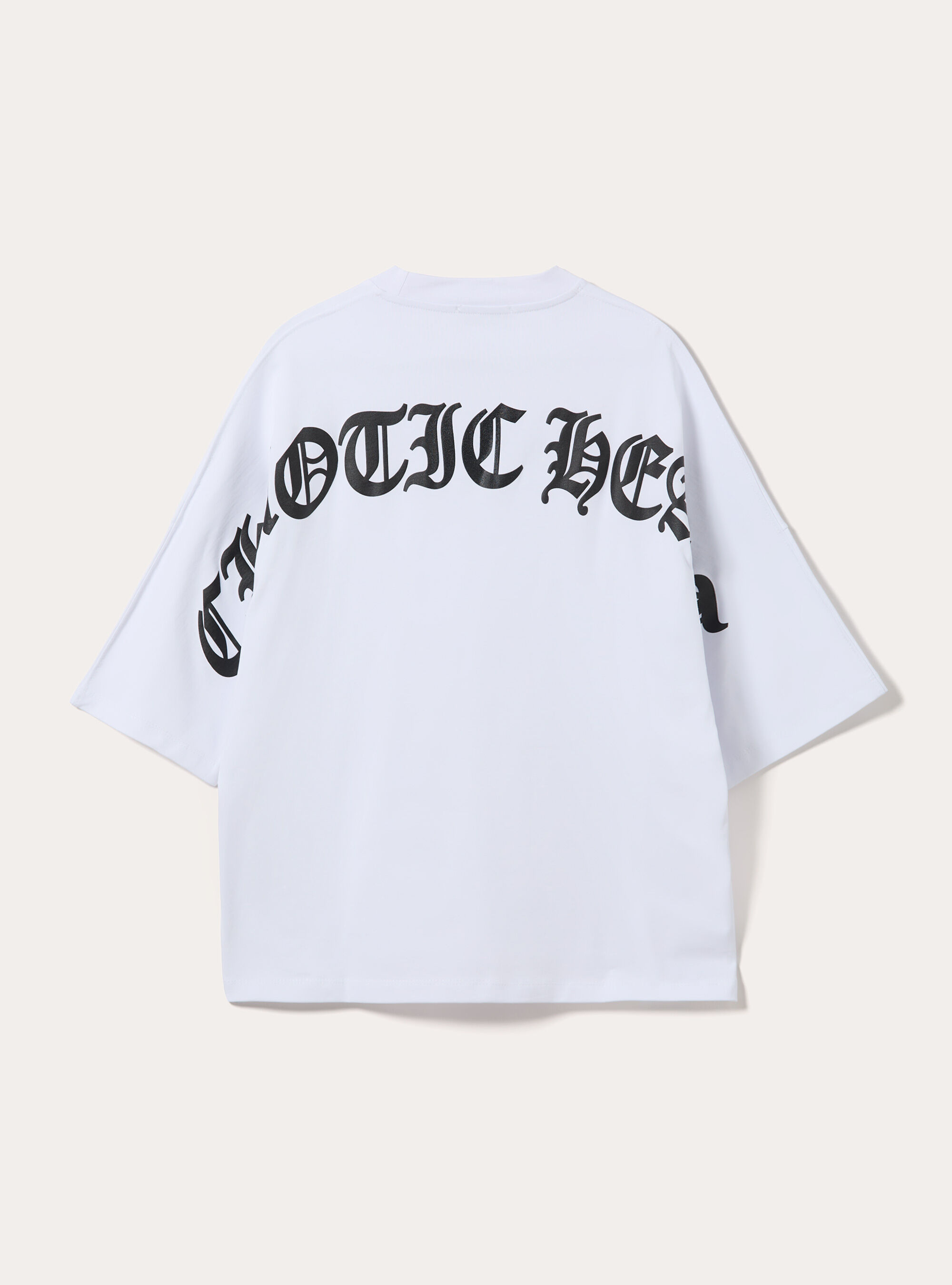 Printed Boxy Fit T-Shirt, WH2 WHITE